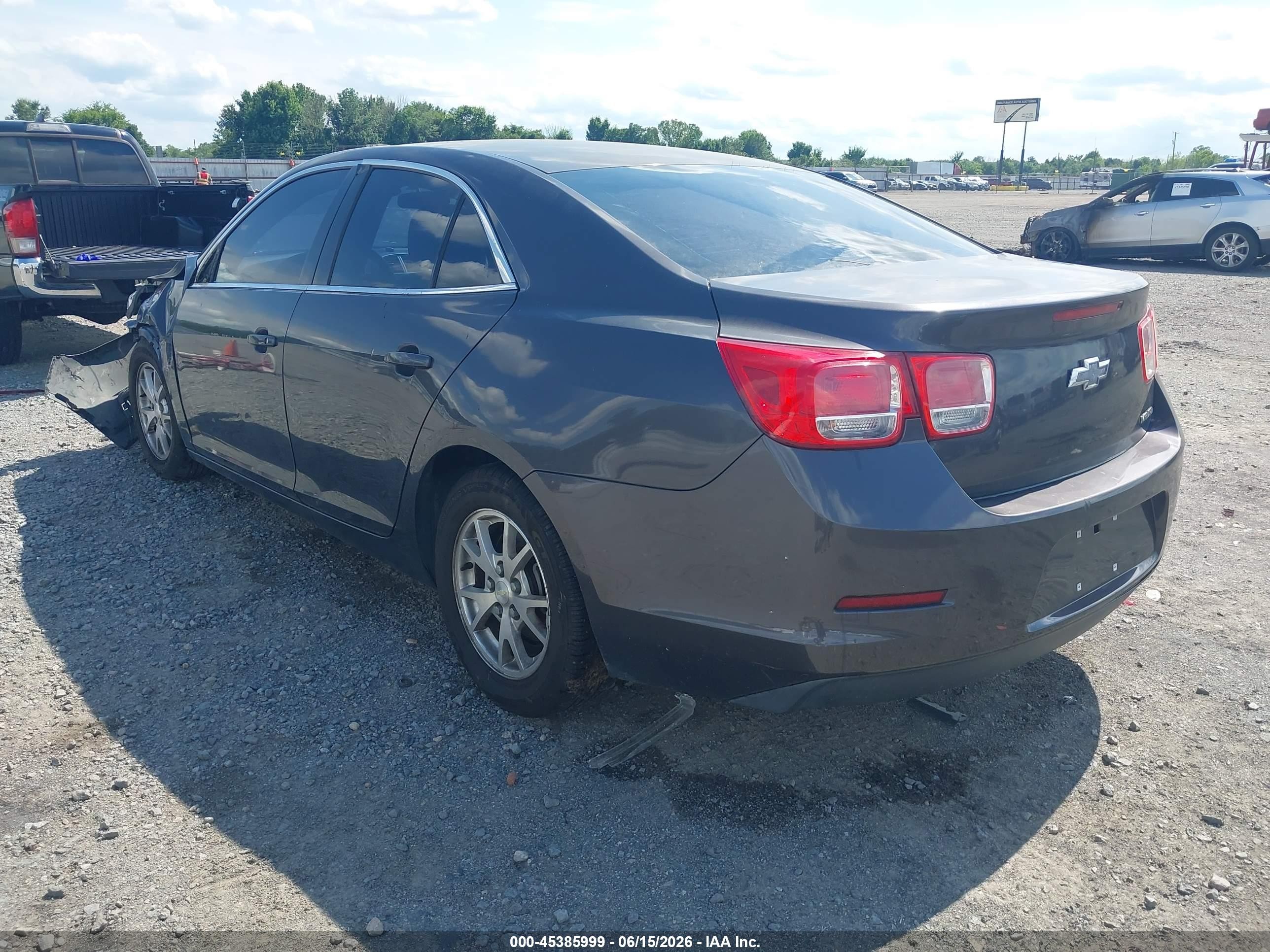 2013 Chevrolet Malibu 1fl Gray vin: 1G11A5SA2DF334529