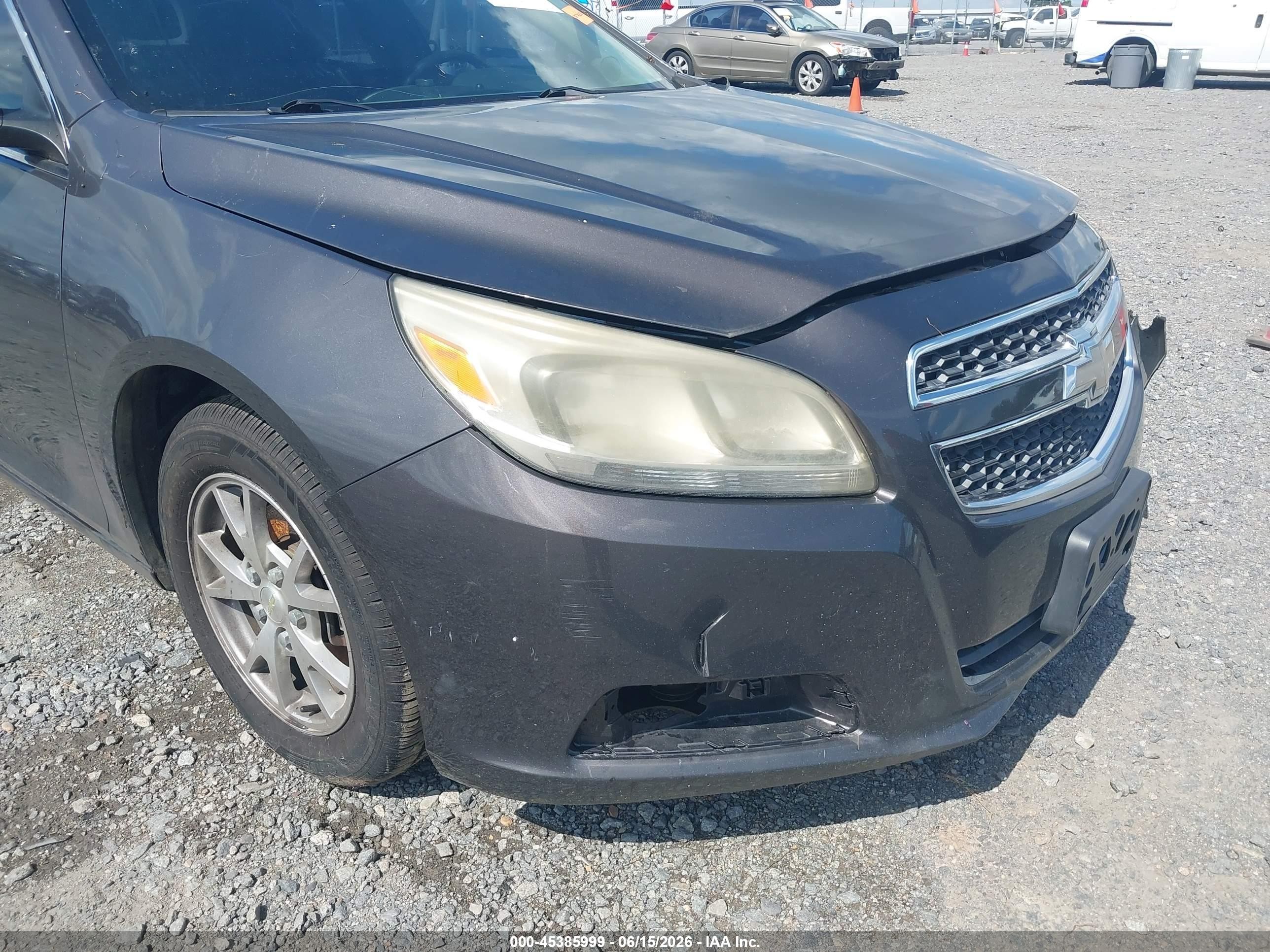 2013 Chevrolet Malibu 1fl Gray vin: 1G11A5SA2DF334529