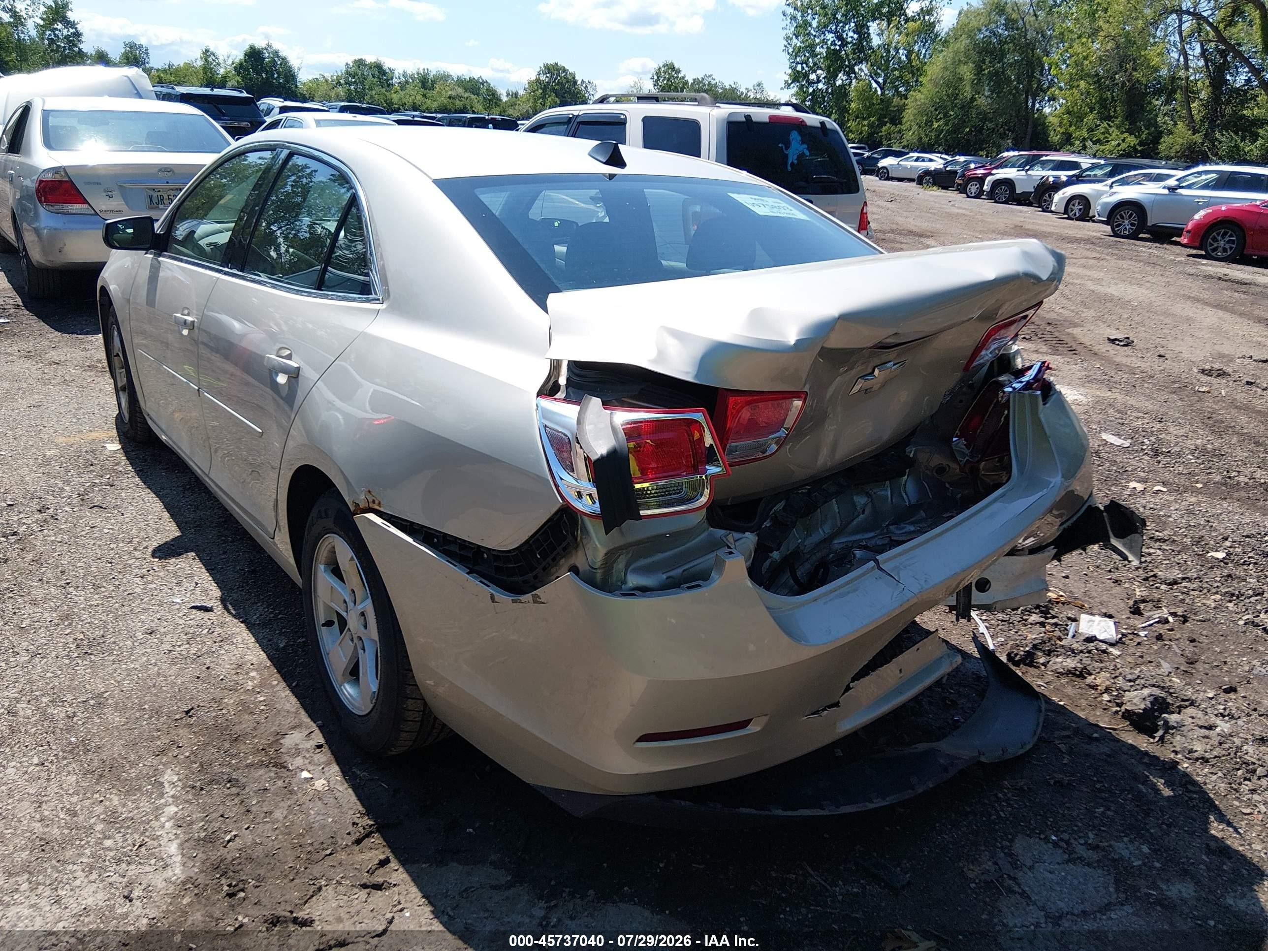 2013 Chevrolet Malibu 1fl Gold vin: 1G11A5SA4DF318204