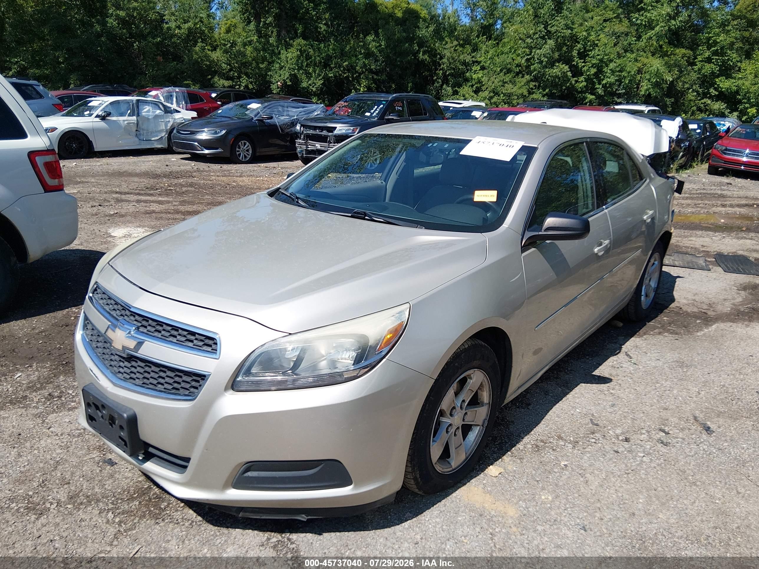 2013 Chevrolet Malibu 1fl Gold vin: 1G11A5SA4DF318204
