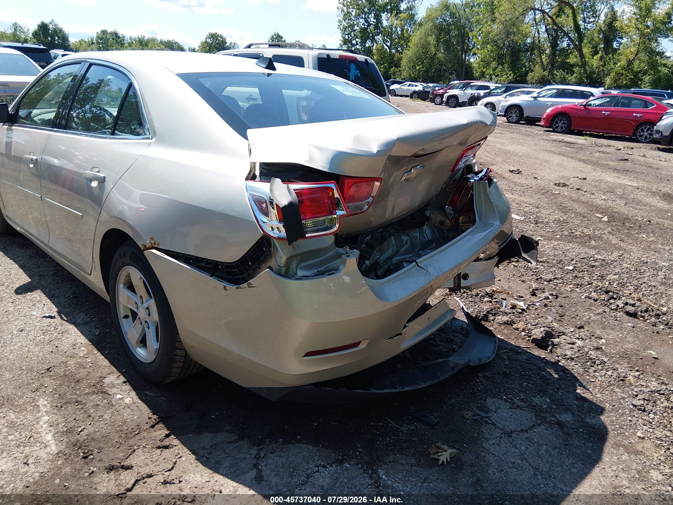 2013 Chevrolet Malibu 1fl Gold vin: 1G11A5SA4DF318204