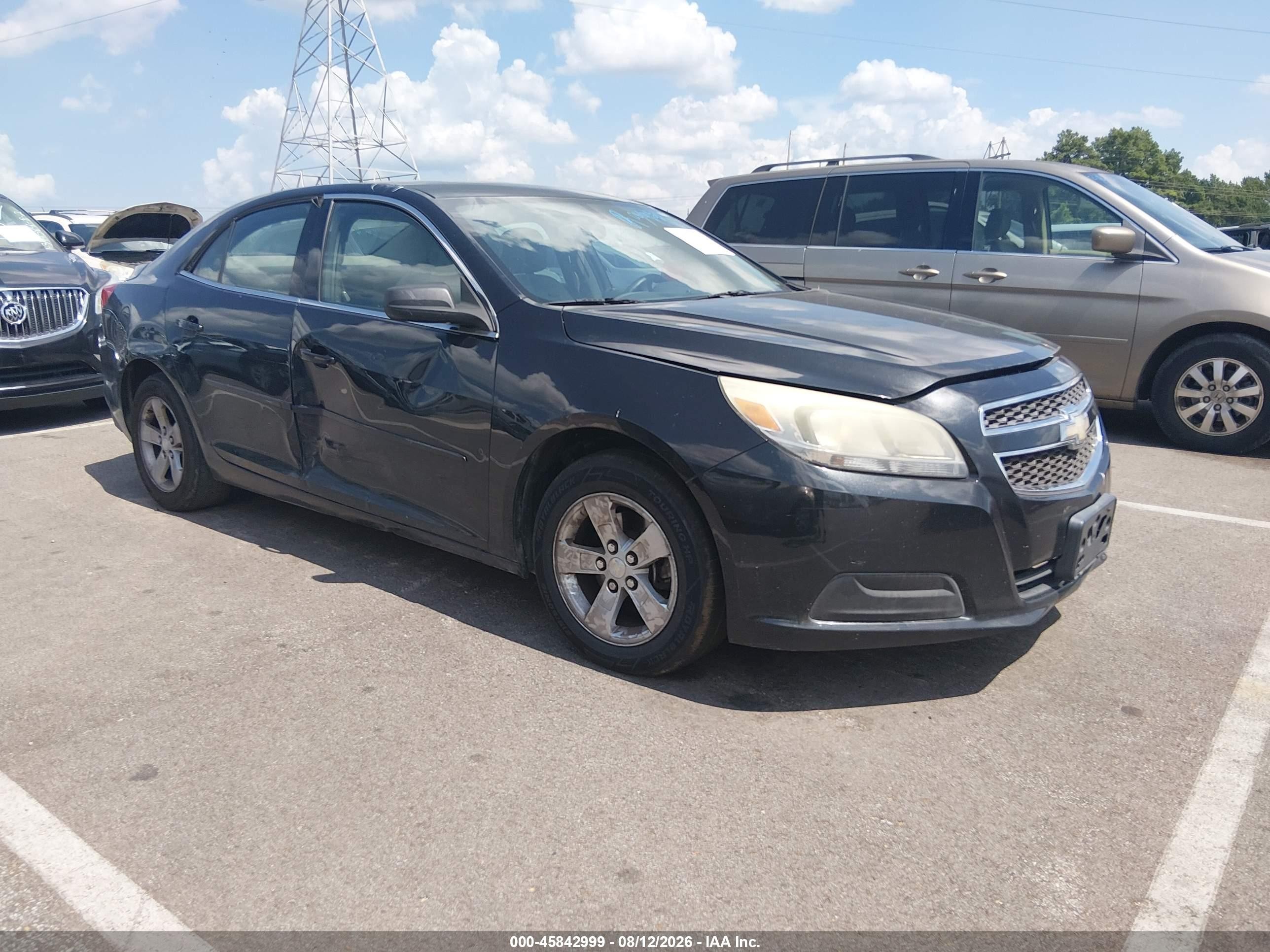 2013 Chevrolet Malibu 1fl Черный vin: 1G11A5SA6DF313540