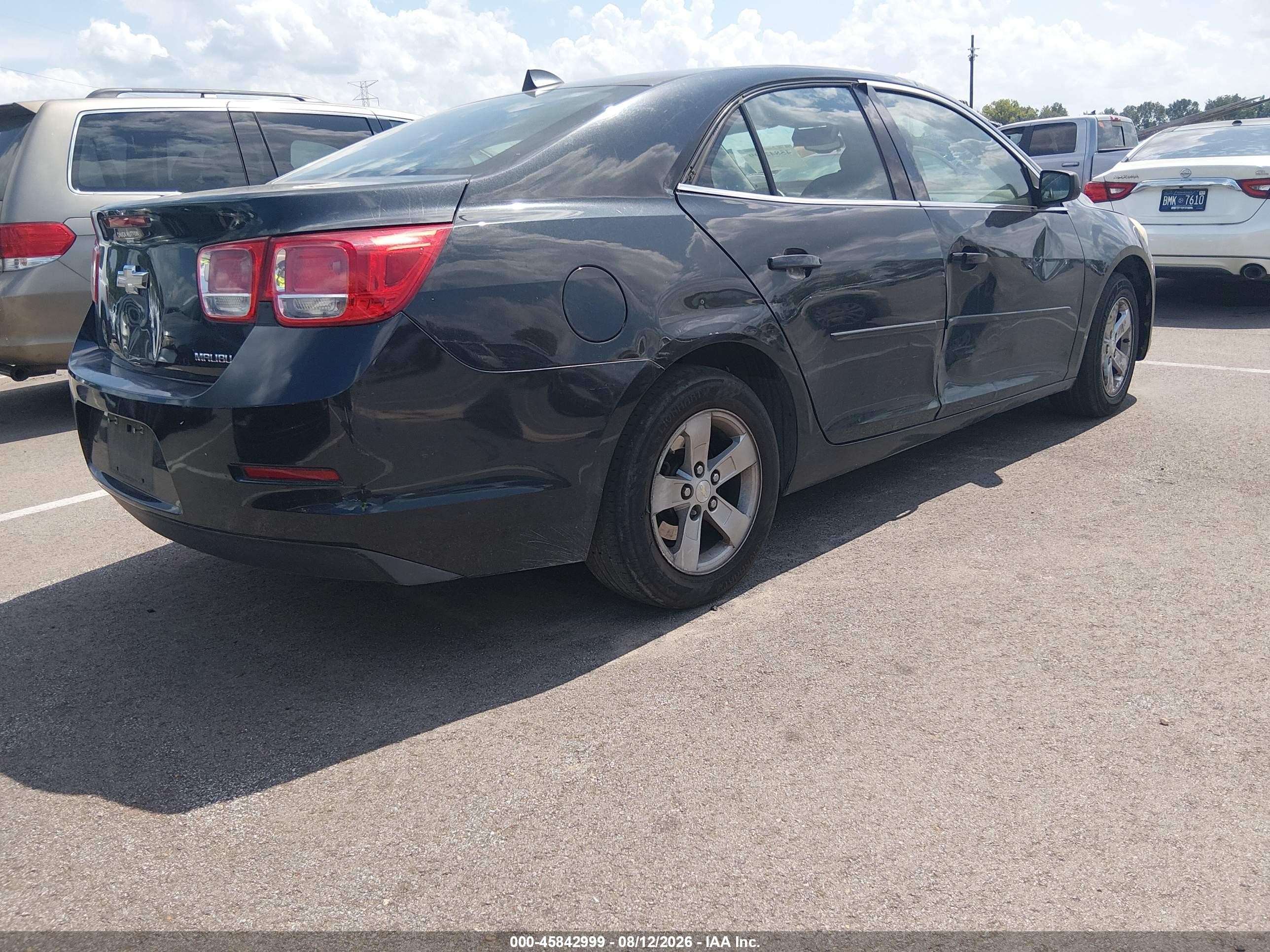 2013 Chevrolet Malibu 1fl Черный vin: 1G11A5SA6DF313540