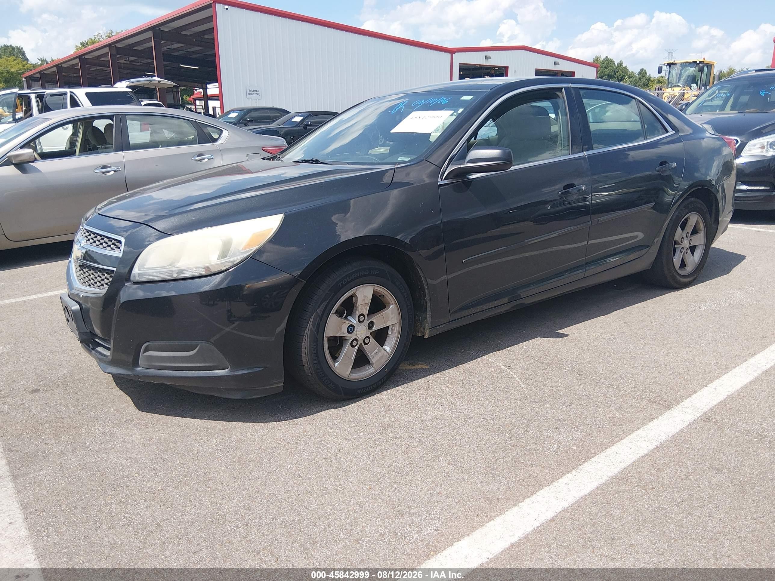 2013 Chevrolet Malibu 1fl Черный vin: 1G11A5SA6DF313540