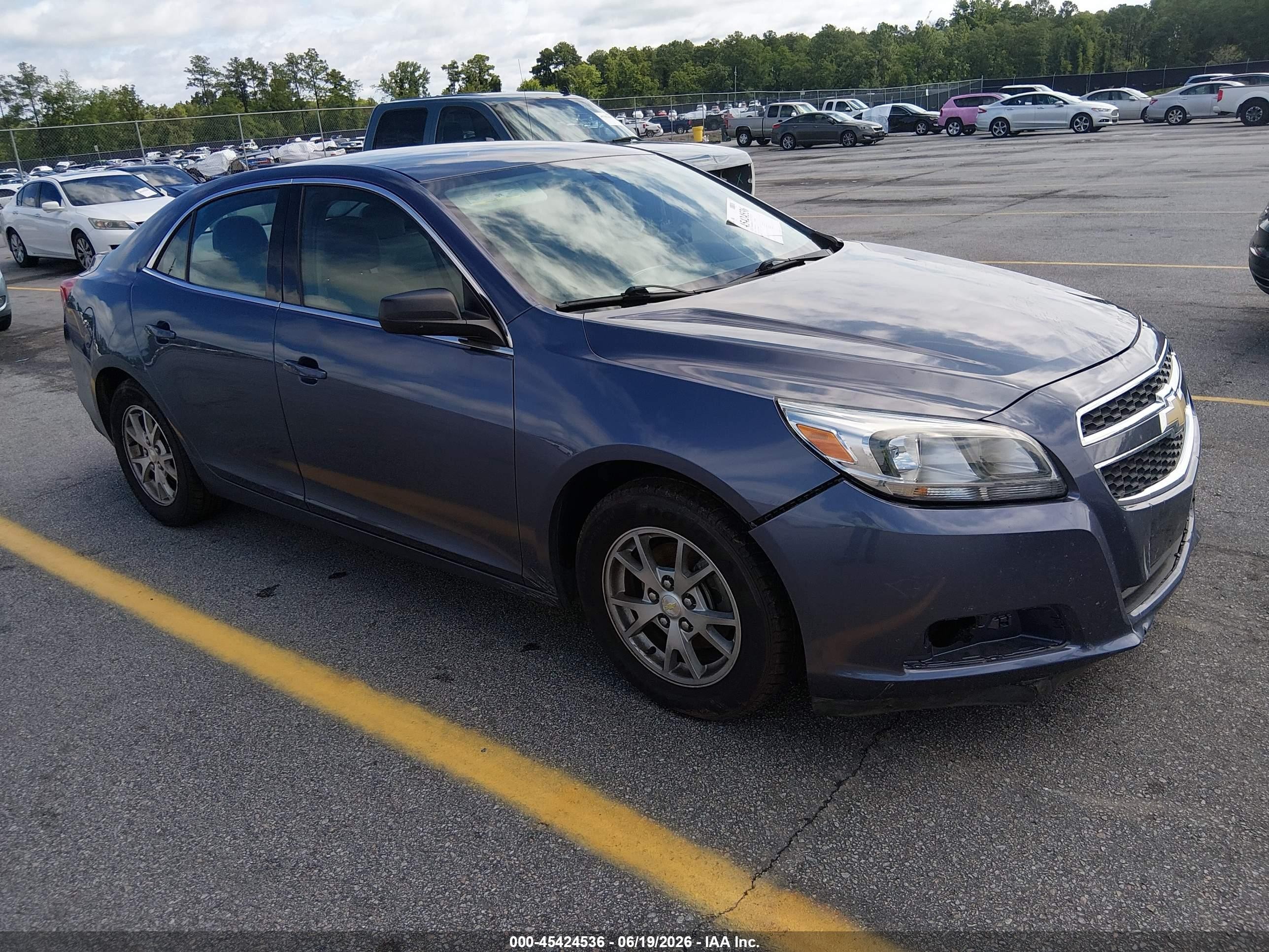 2013 Chevrolet Malibu 1fl Синий vin: 1G11A5SA9DF304802