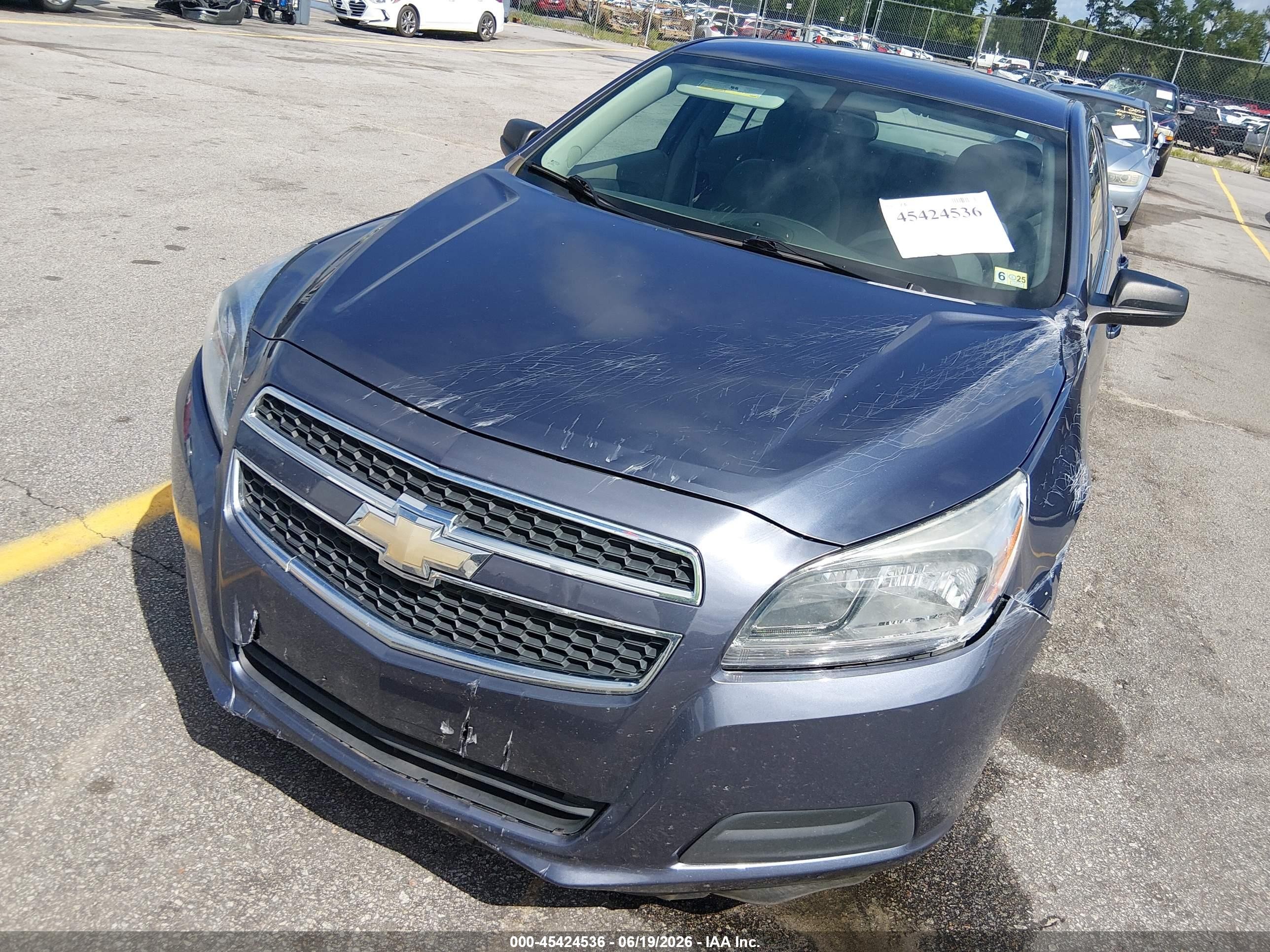 2013 Chevrolet Malibu 1fl Синий vin: 1G11A5SA9DF304802