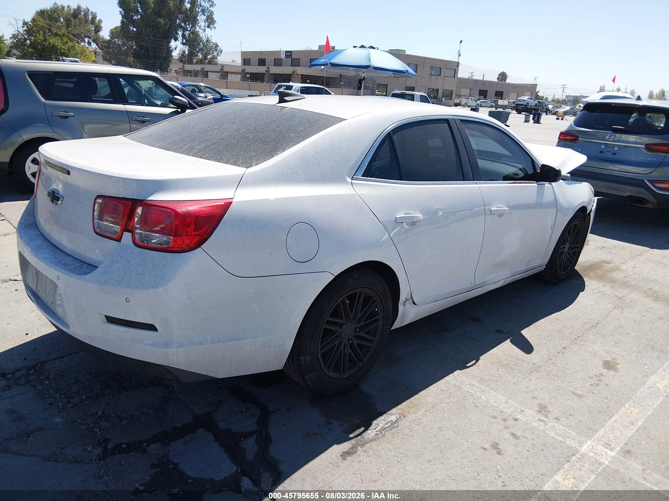 2015 Chevrolet Malibu 1fl White vin: 1G11A5SL0FF288395