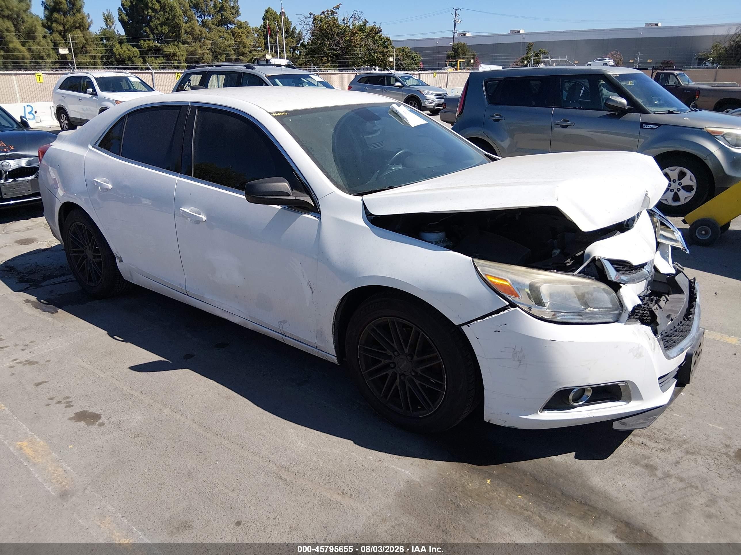 2015 Chevrolet Malibu 1fl White vin: 1G11A5SL0FF288395