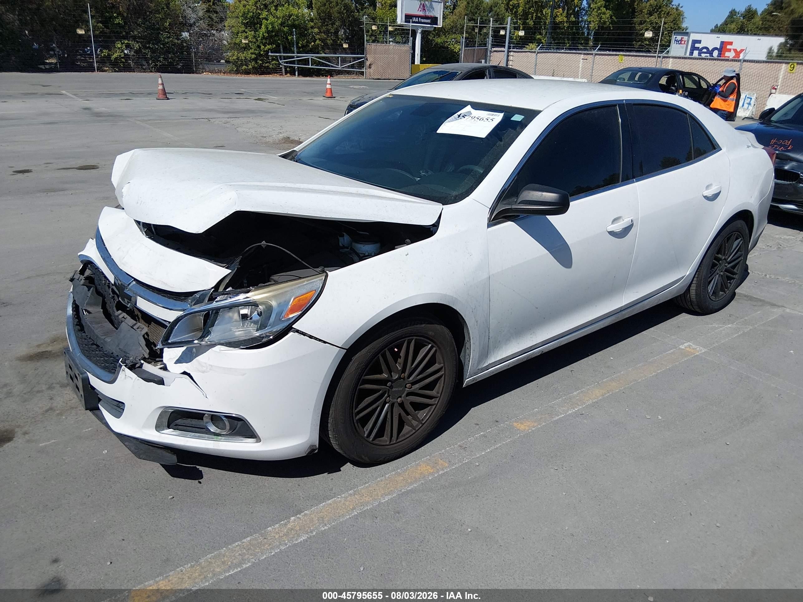 2015 Chevrolet Malibu 1fl White vin: 1G11A5SL0FF288395