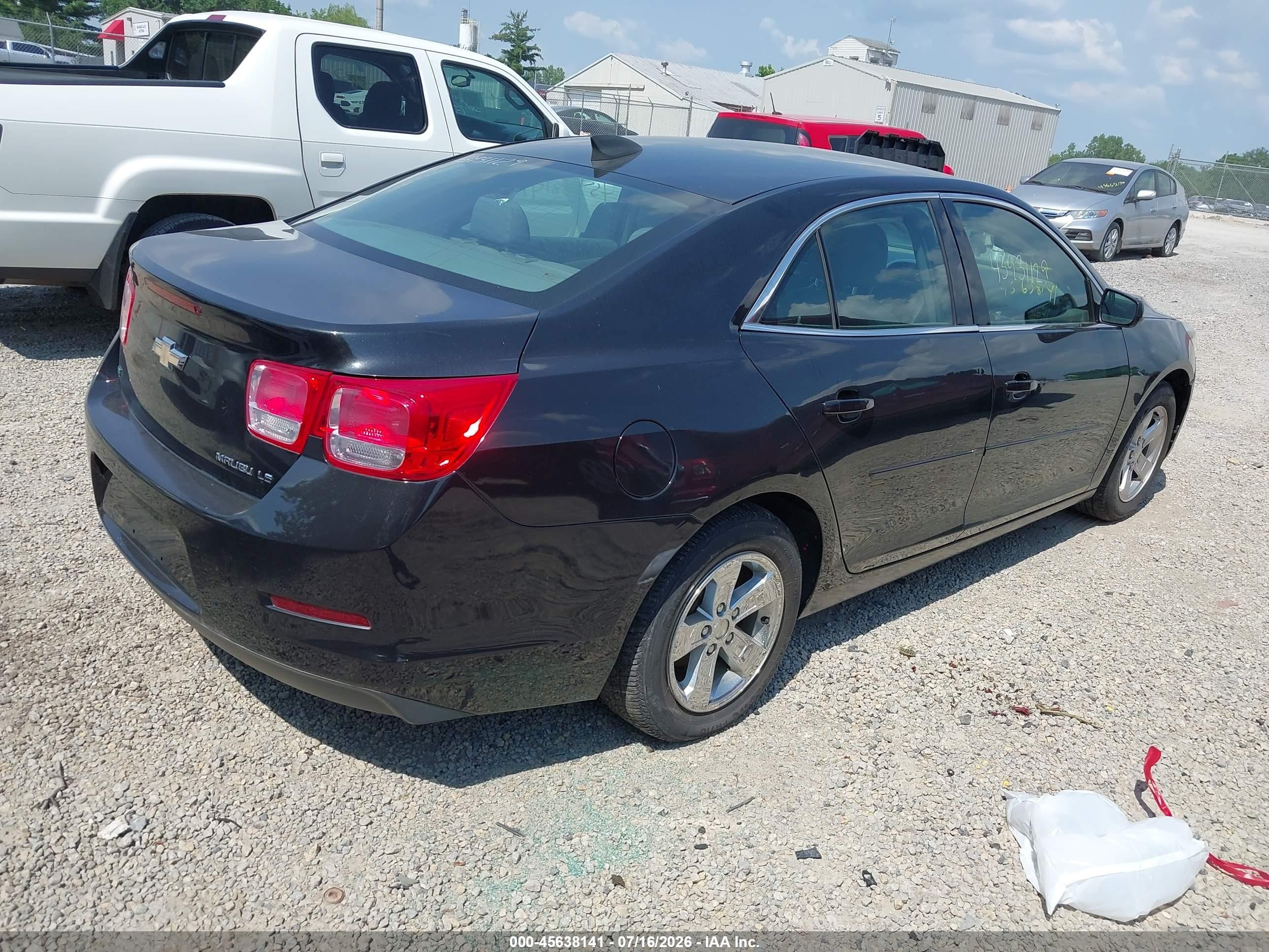 2015 Chevrolet Malibu 1fl Black vin: 1G11A5SL0FF296805