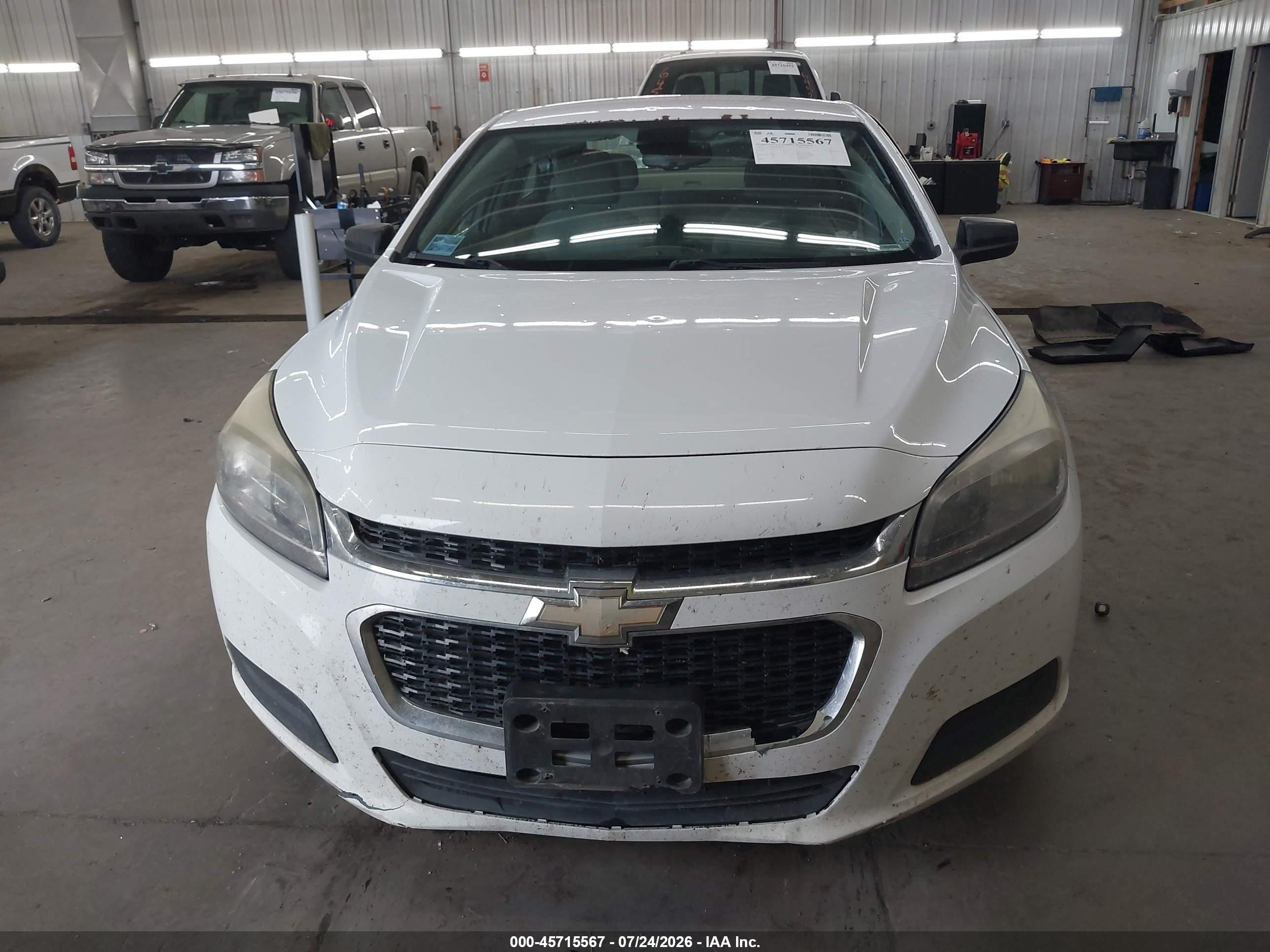 2015 Chevrolet Malibu 1fl White vin: 1G11A5SL0FF323176