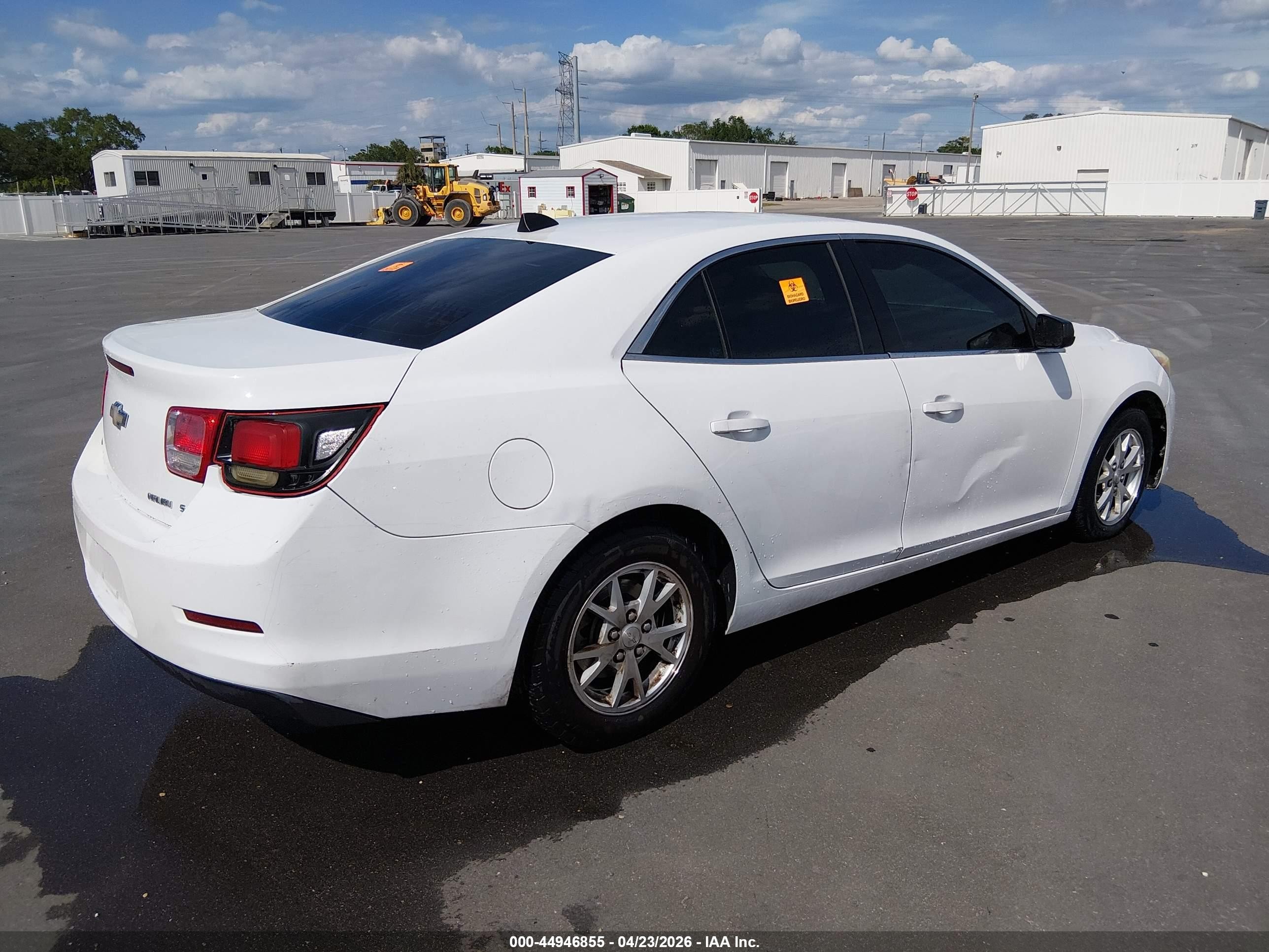 2014 Chevrolet Malibu 1fl White vin: 1G11A5SL1EF240497