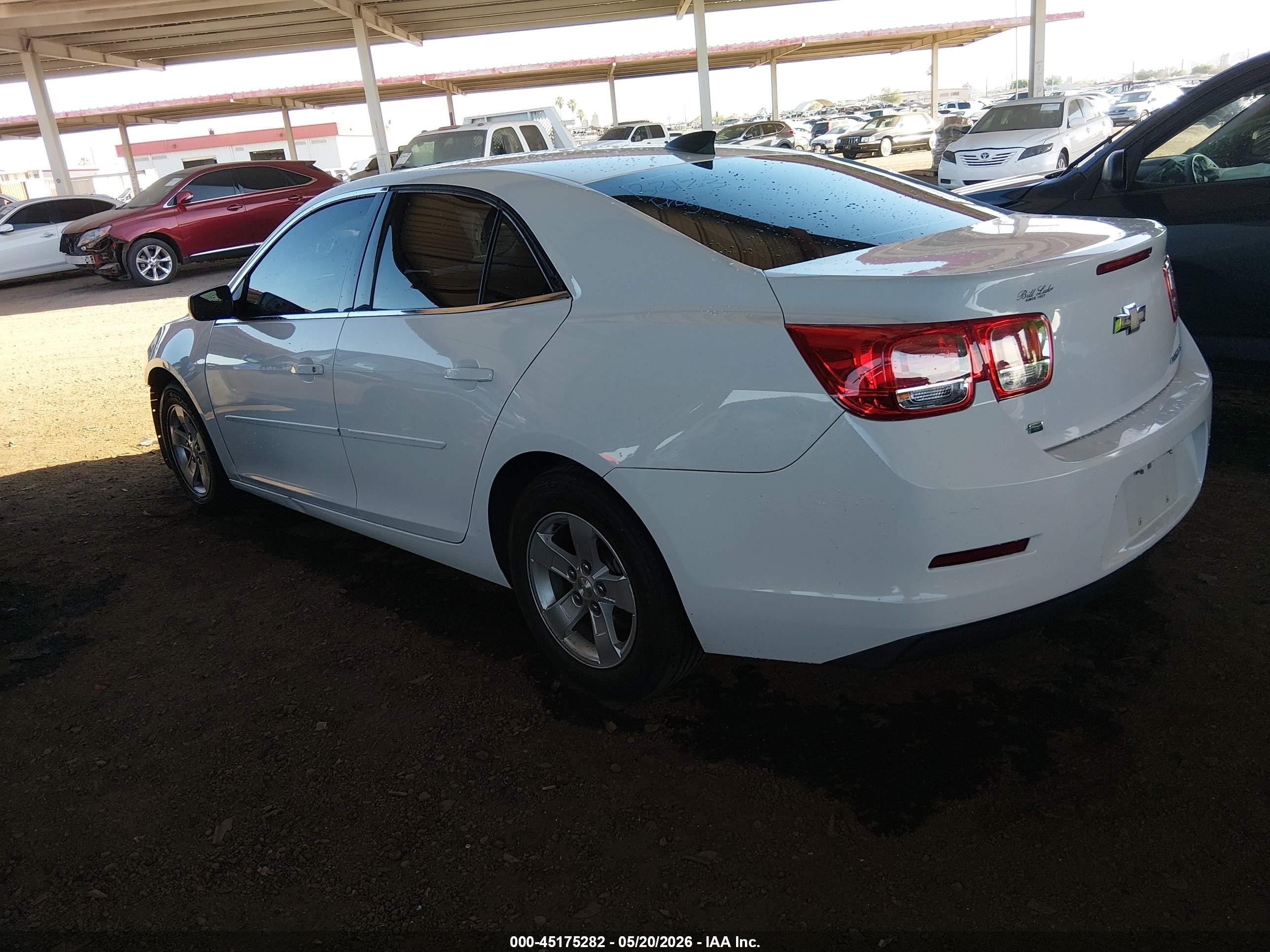 2015 Chevrolet Malibu 1fl White vin: 1G11A5SL1FF174115