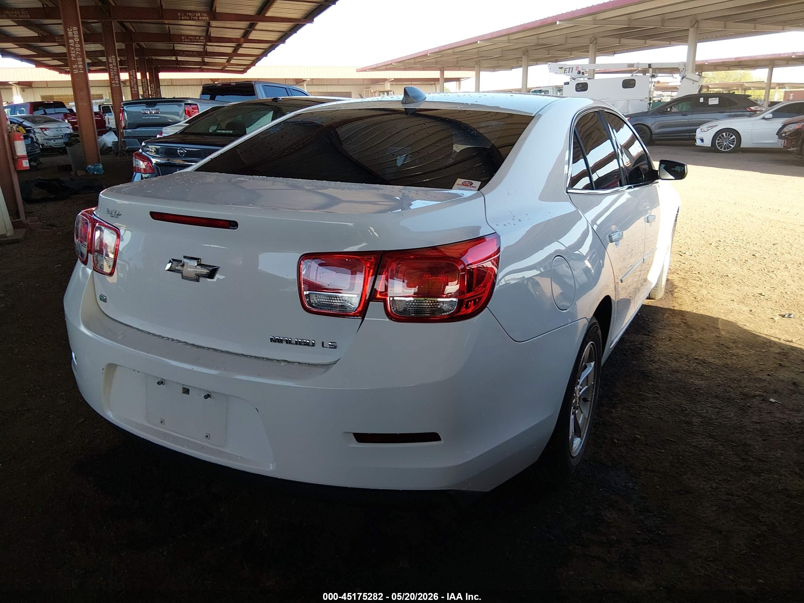 2015 Chevrolet Malibu 1fl White vin: 1G11A5SL1FF174115