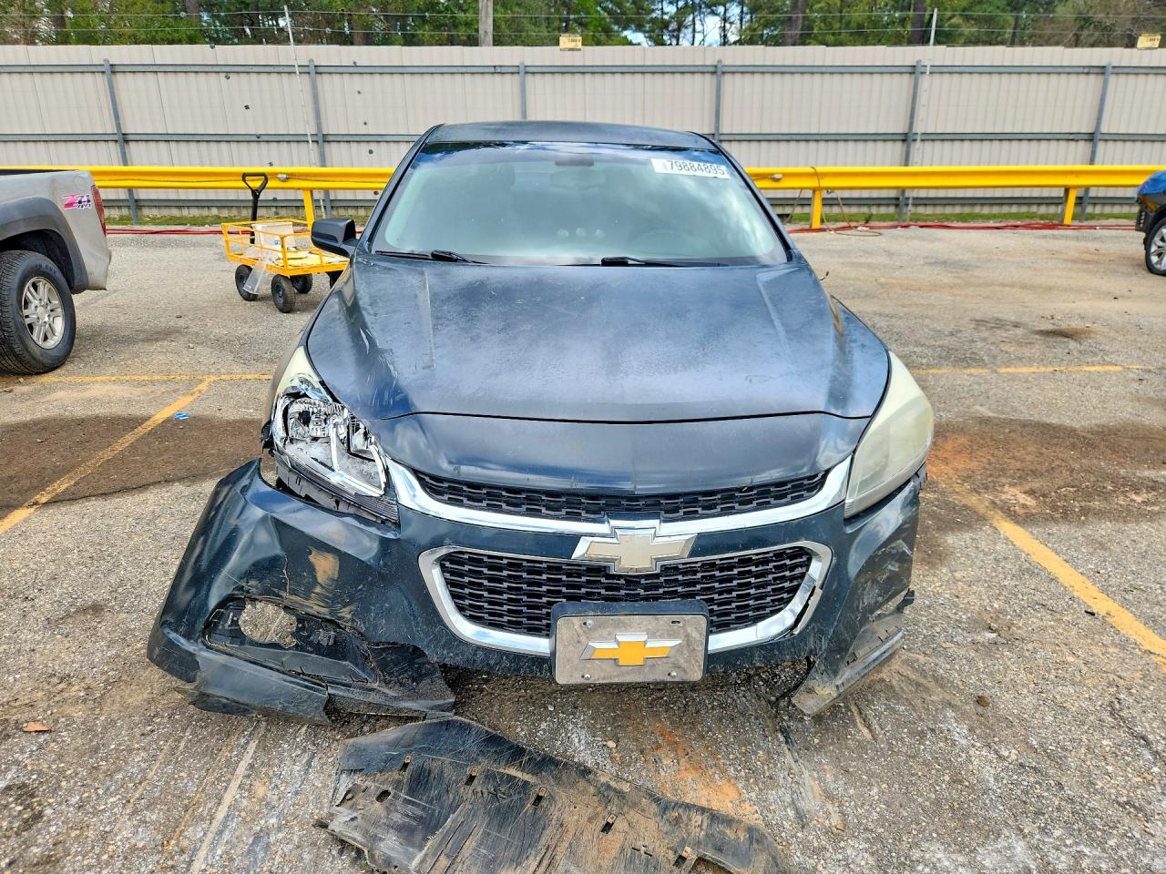 2015 Chevrolet Malibu Ls Charcoal vin: 1G11A5SL1FF180836