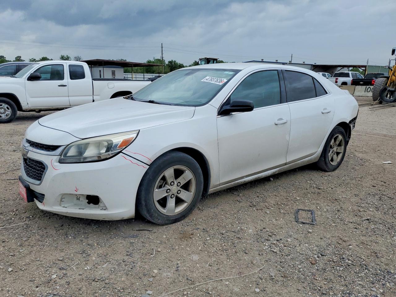 2015 Chevrolet Malibu Ls White vin: 1G11A5SL1FF257897