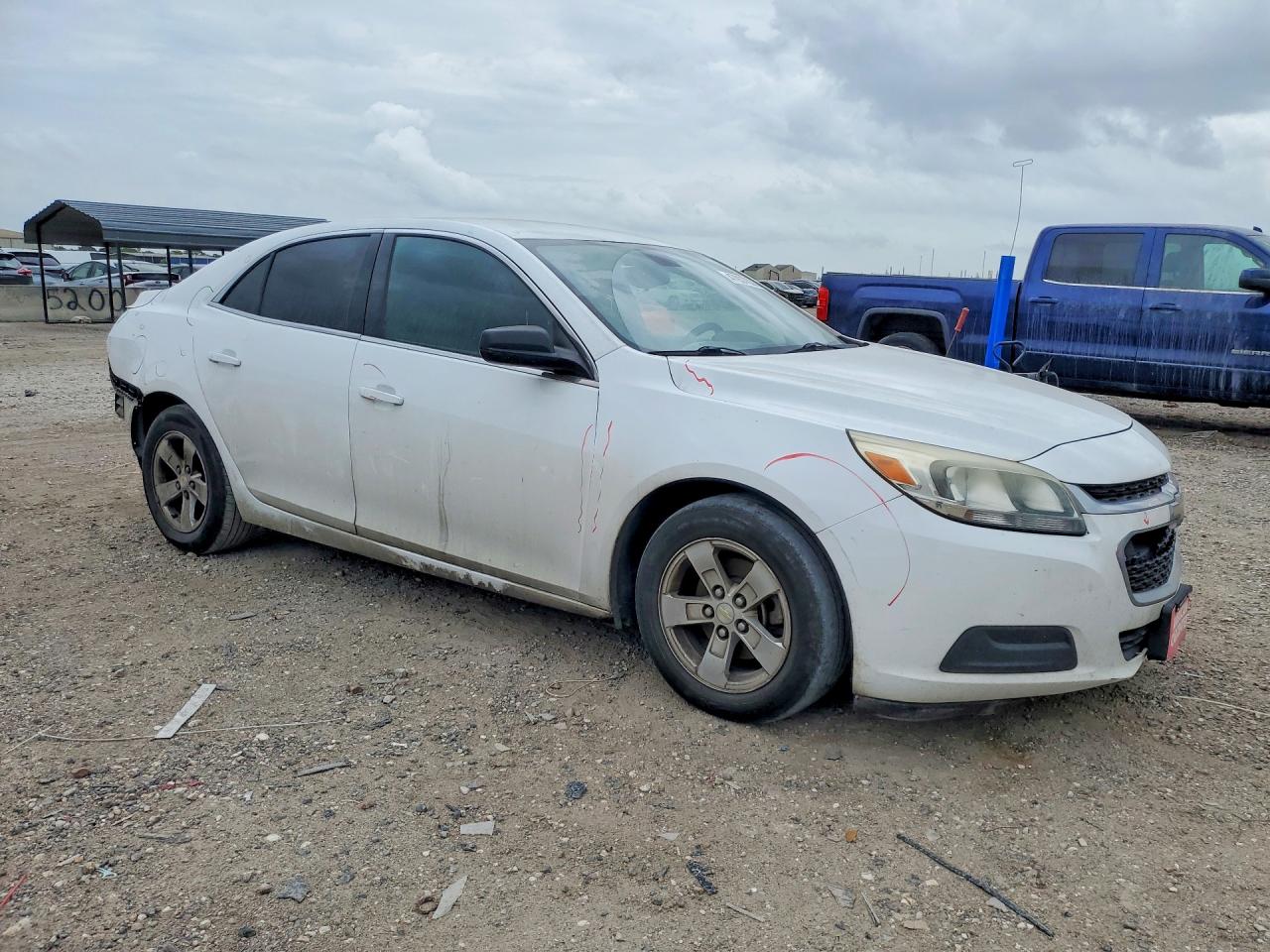 2015 Chevrolet Malibu Ls White vin: 1G11A5SL1FF257897