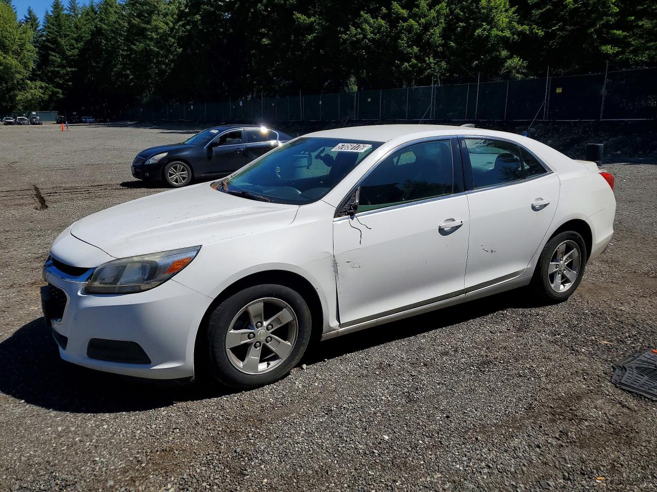 2015 Chevrolet Malibu Ls White vin: 1G11A5SL1FF291967