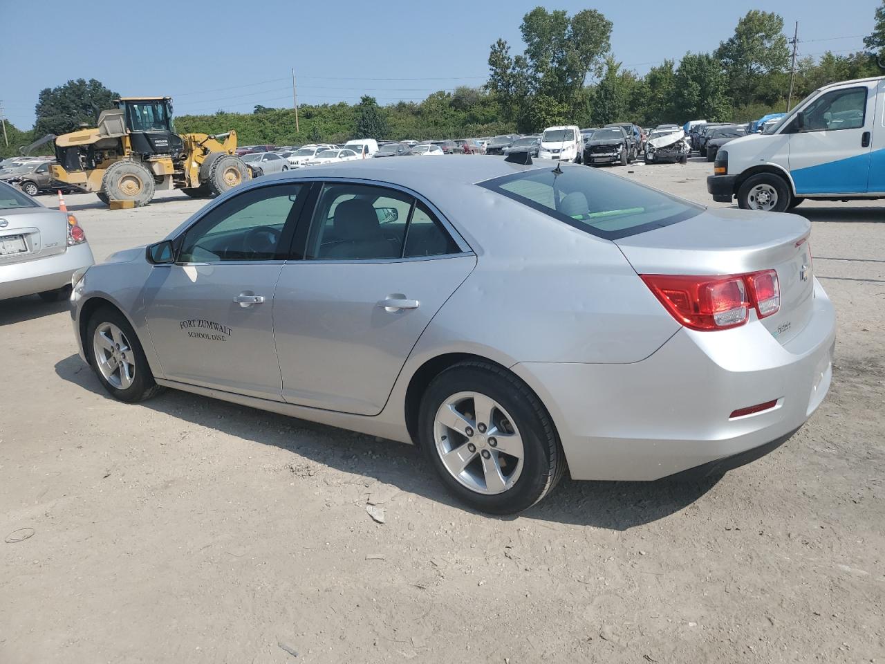 2014 Chevrolet Malibu Ls Silver vin: 1G11A5SL2EF285707