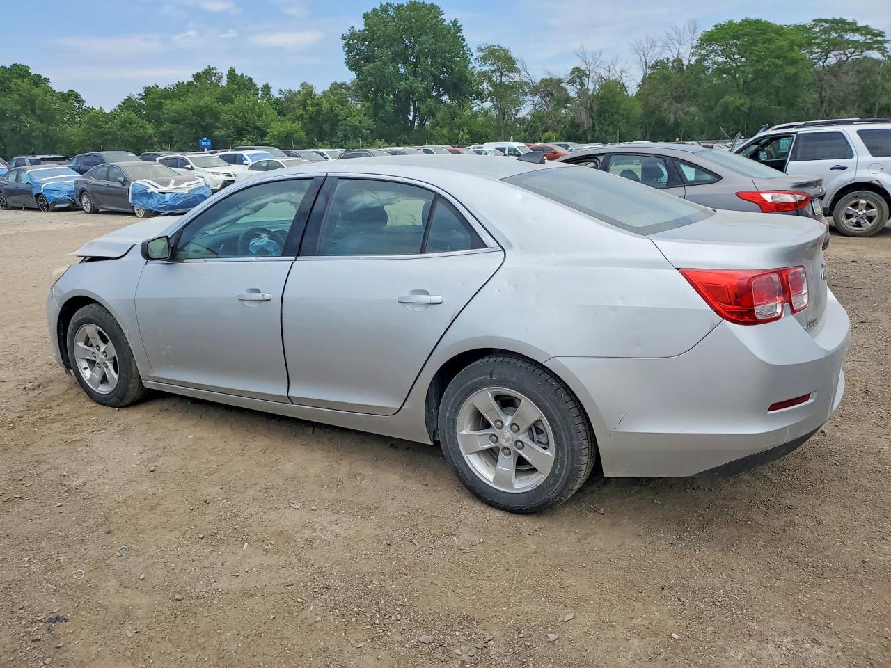 2014 Chevrolet Malibu Ls Silver vin: 1G11A5SL2EF285707