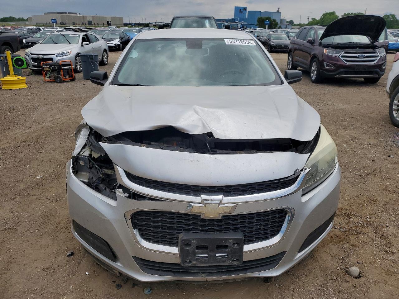 2014 Chevrolet Malibu Ls Silver vin: 1G11A5SL2EF285707