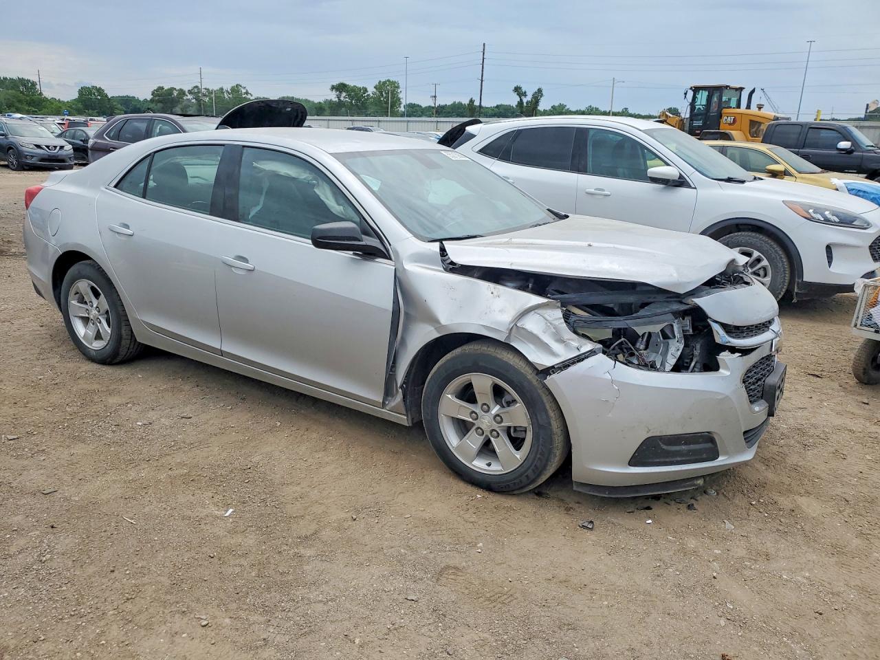 2014 Chevrolet Malibu Ls Silver vin: 1G11A5SL2EF285707