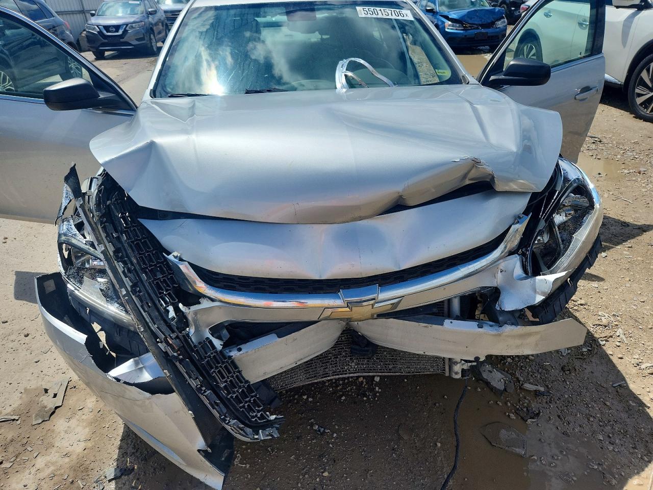 2015 Chevrolet Malibu Ls Silver vin: 1G11A5SL2FF295641