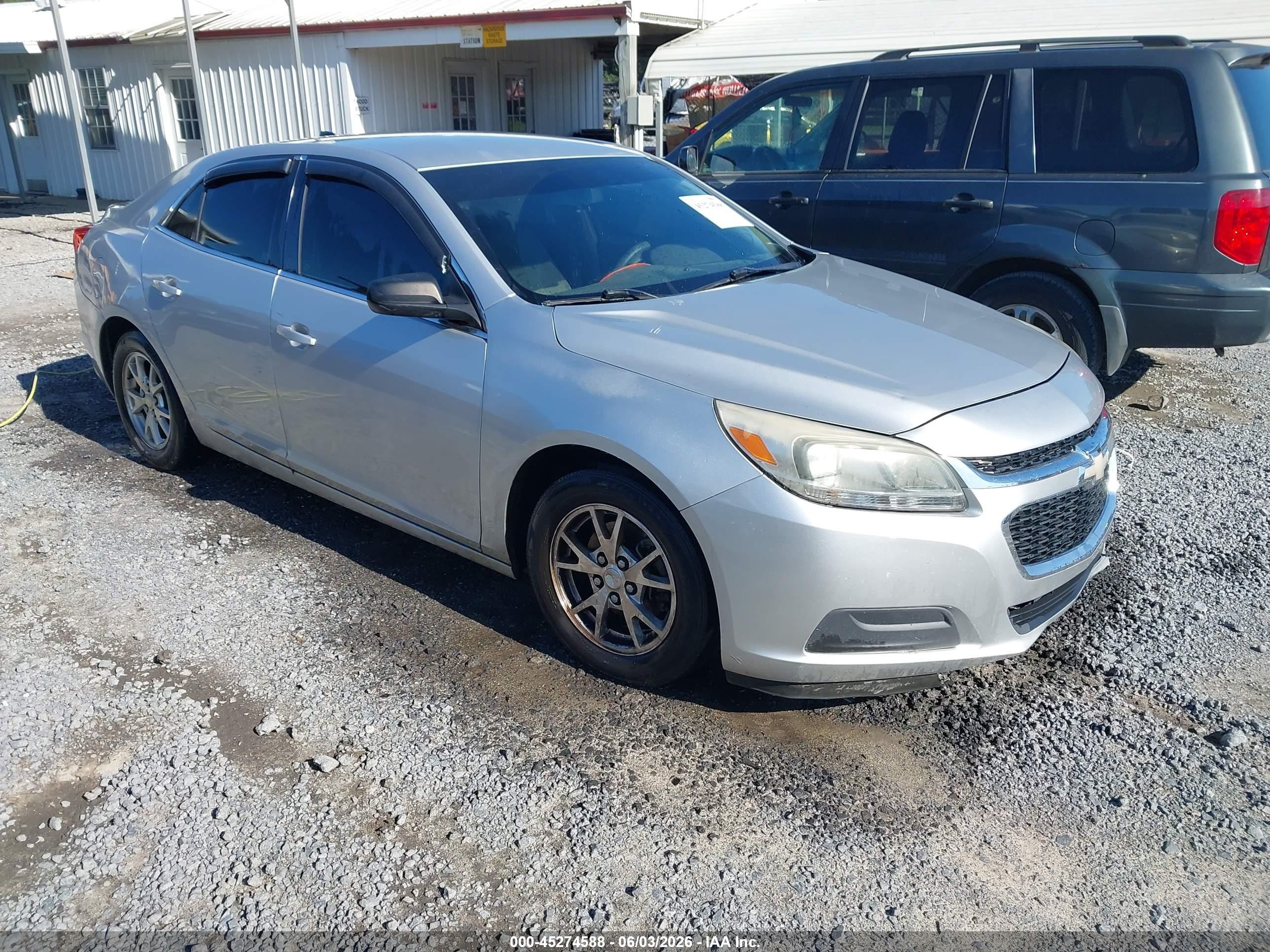 2014 Chevrolet Malibu 1fl Silver vin: 1G11A5SL3EF147903