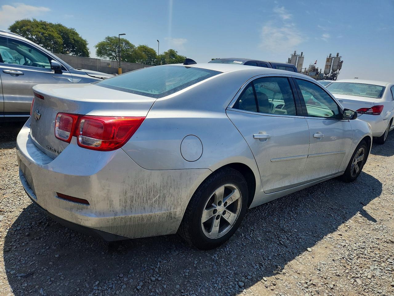 2014 Chevrolet Malibu Ls Silver vin: 1G11A5SL3EF280516