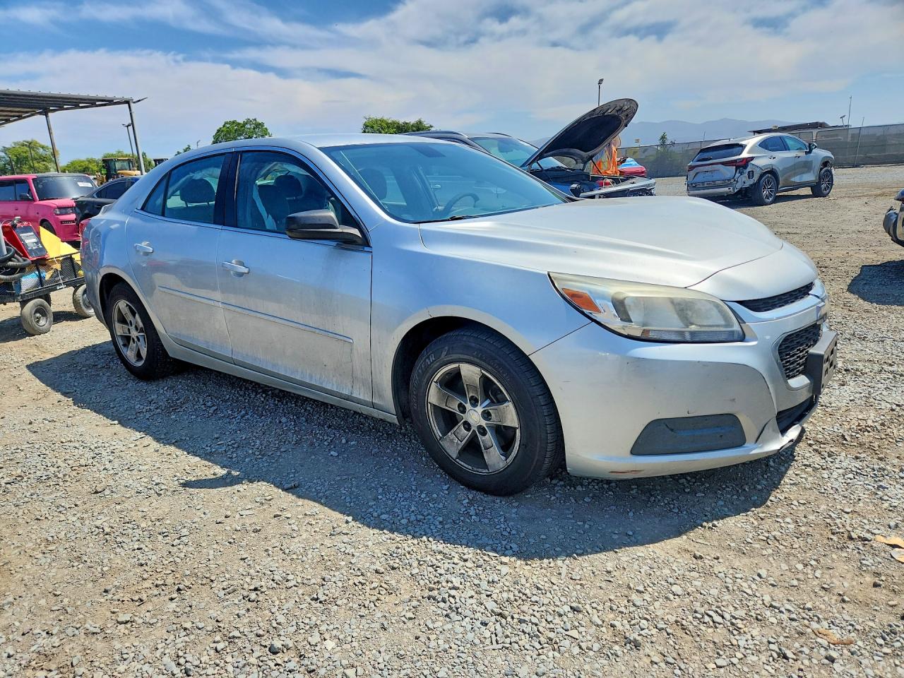 2014 Chevrolet Malibu Ls Silver vin: 1G11A5SL3EF280516