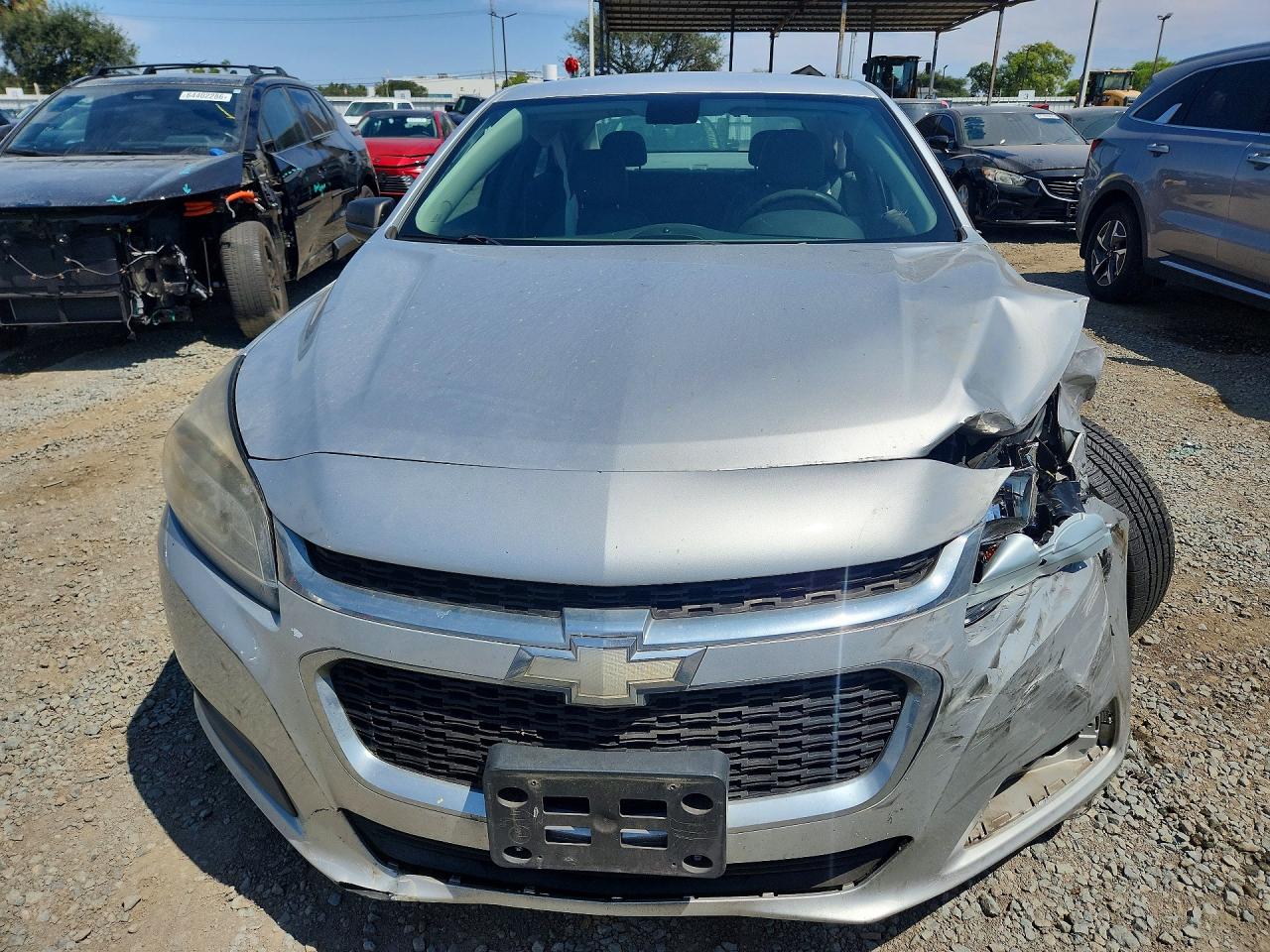 2014 Chevrolet Malibu Ls Silver vin: 1G11A5SL3EF280516