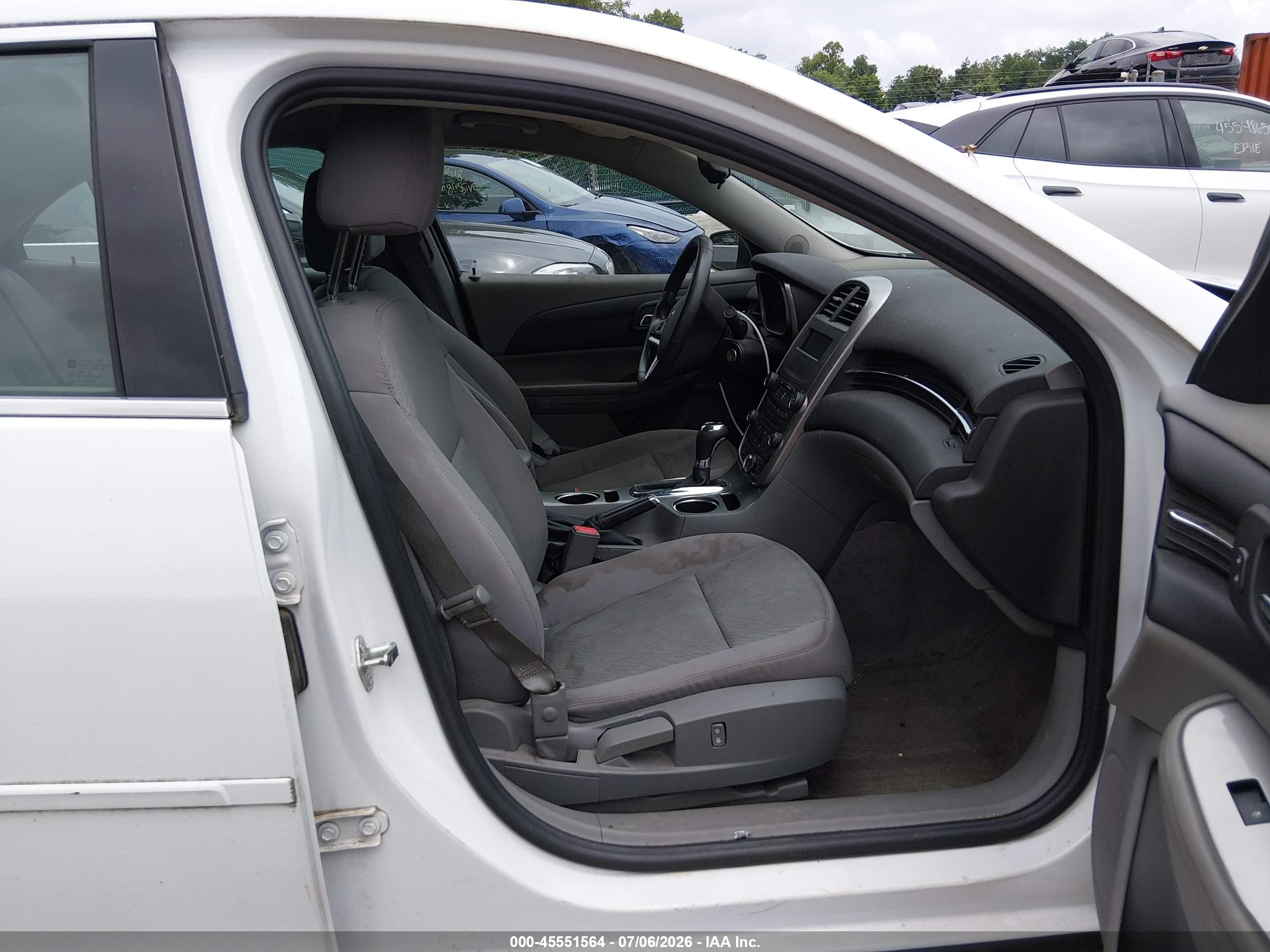 2014 Chevrolet Malibu 1fl White vin: 1G11A5SL3EU155446