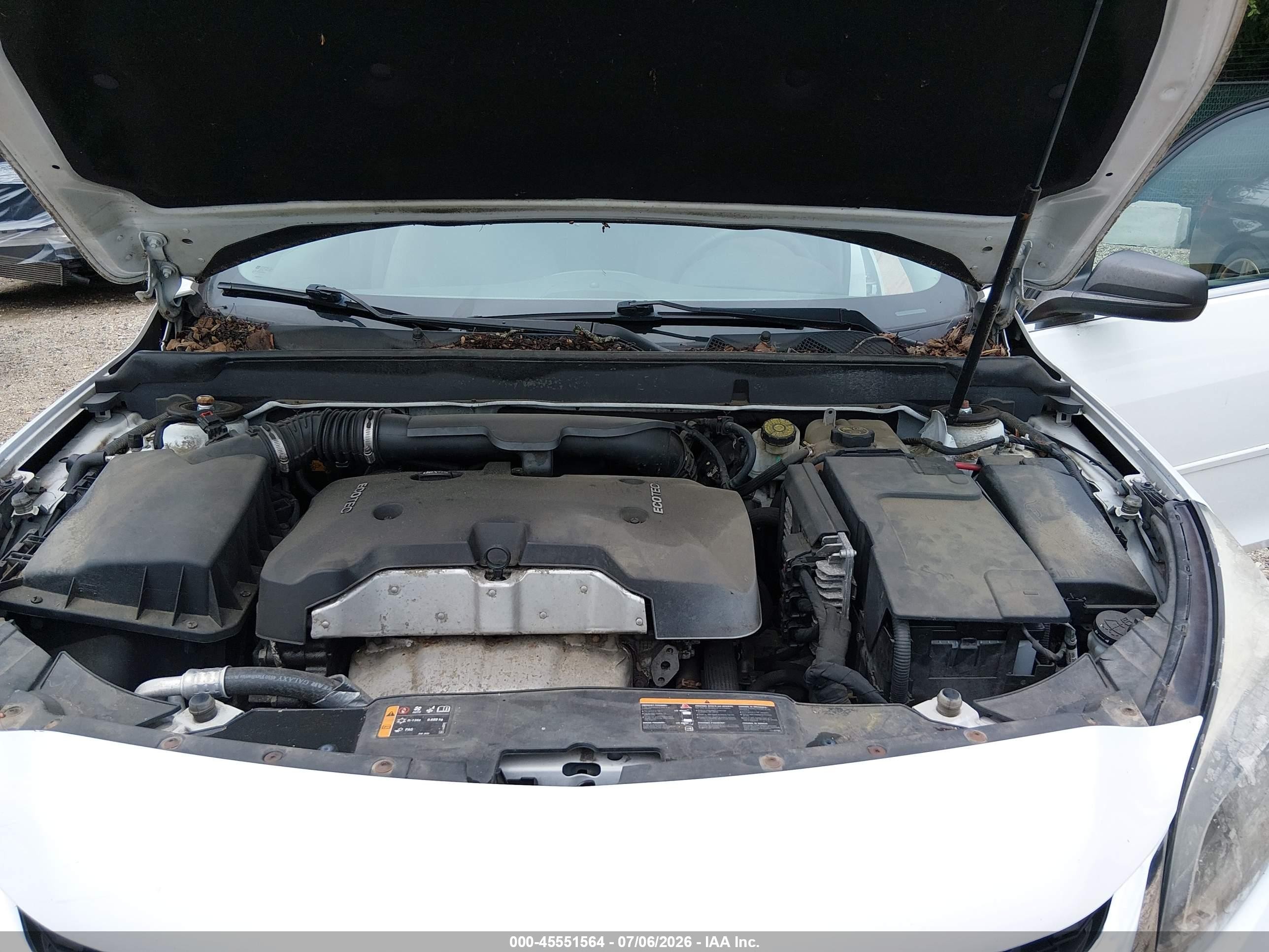 2014 Chevrolet Malibu 1fl White vin: 1G11A5SL3EU155446