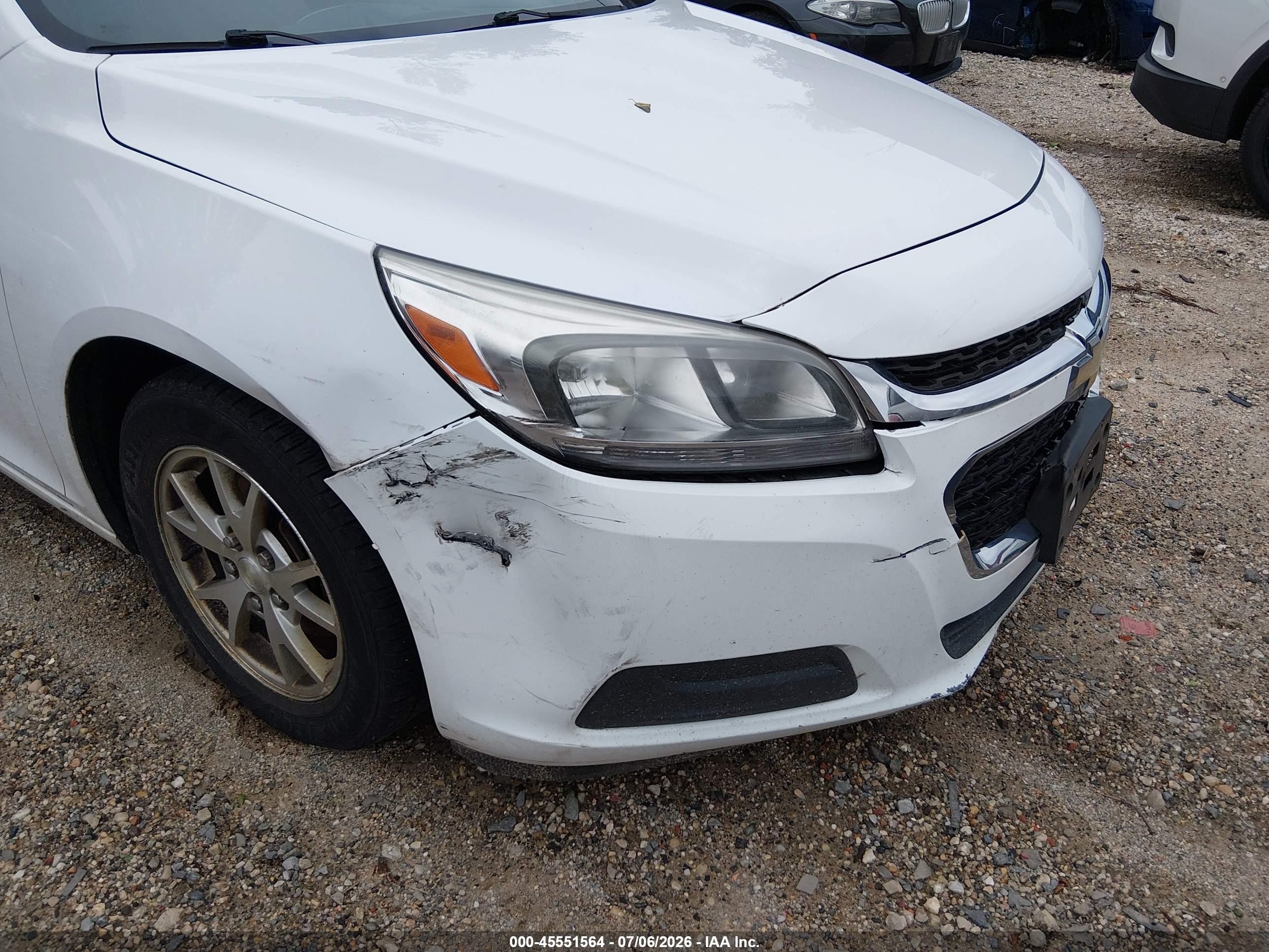 2014 Chevrolet Malibu 1fl White vin: 1G11A5SL3EU155446