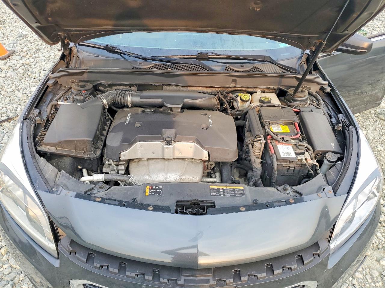 2015 Chevrolet Malibu Ls Charcoal vin: 1G11A5SL3FF125983