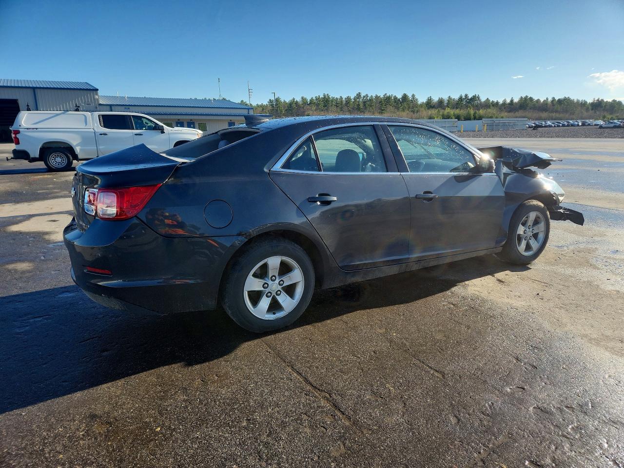 2015 Chevrolet Malibu Ls Charcoal vin: 1G11A5SL3FF213688