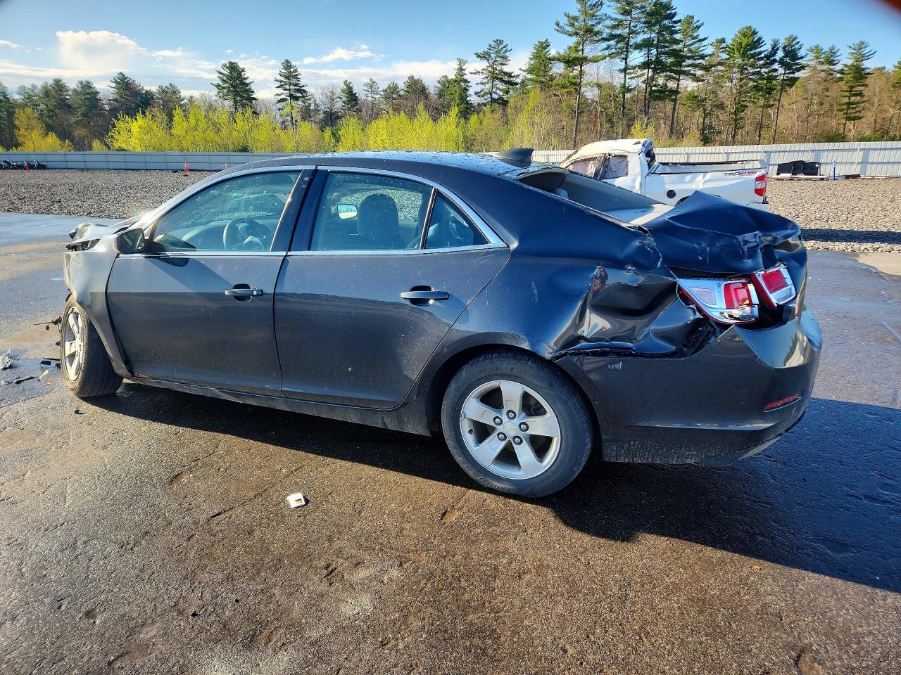 2015 Chevrolet Malibu Ls Charcoal vin: 1G11A5SL3FF213688