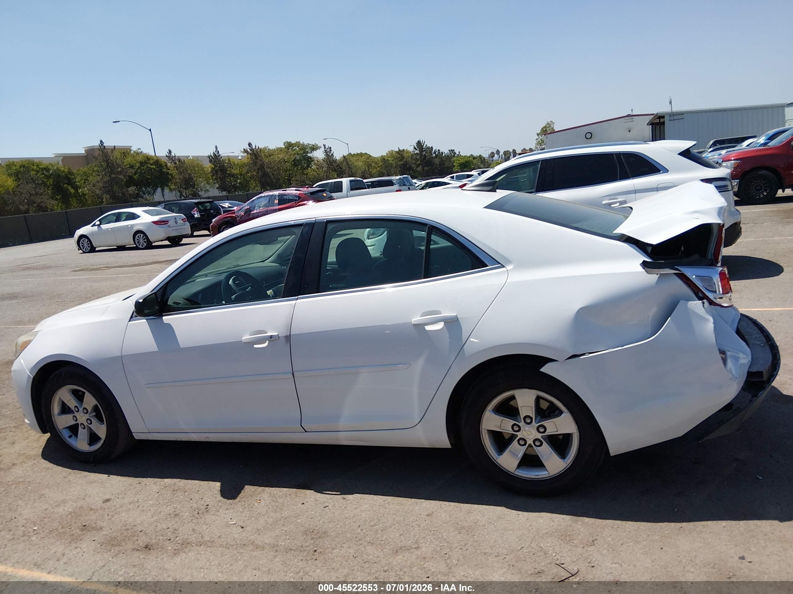 2015 Chevrolet Malibu 1fl White vin: 1G11A5SL3FU148997