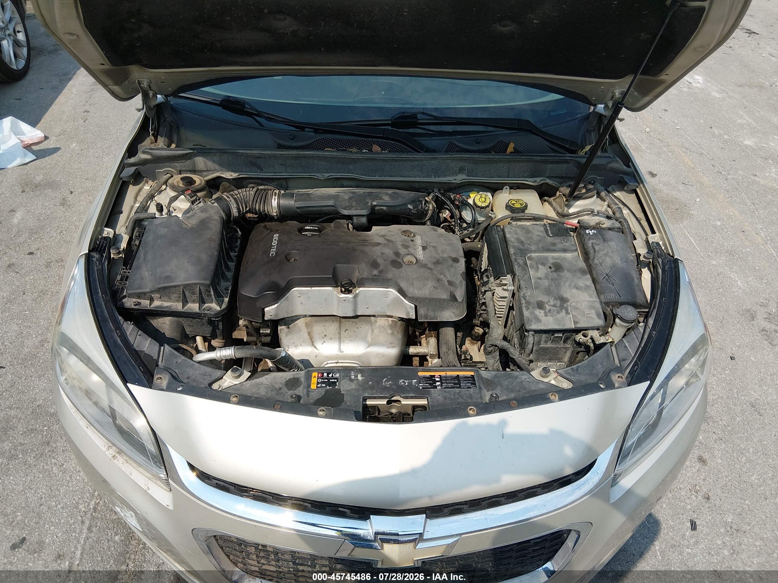 2014 Chevrolet Malibu 1fl Gold vin: 1G11A5SL4EF191604
