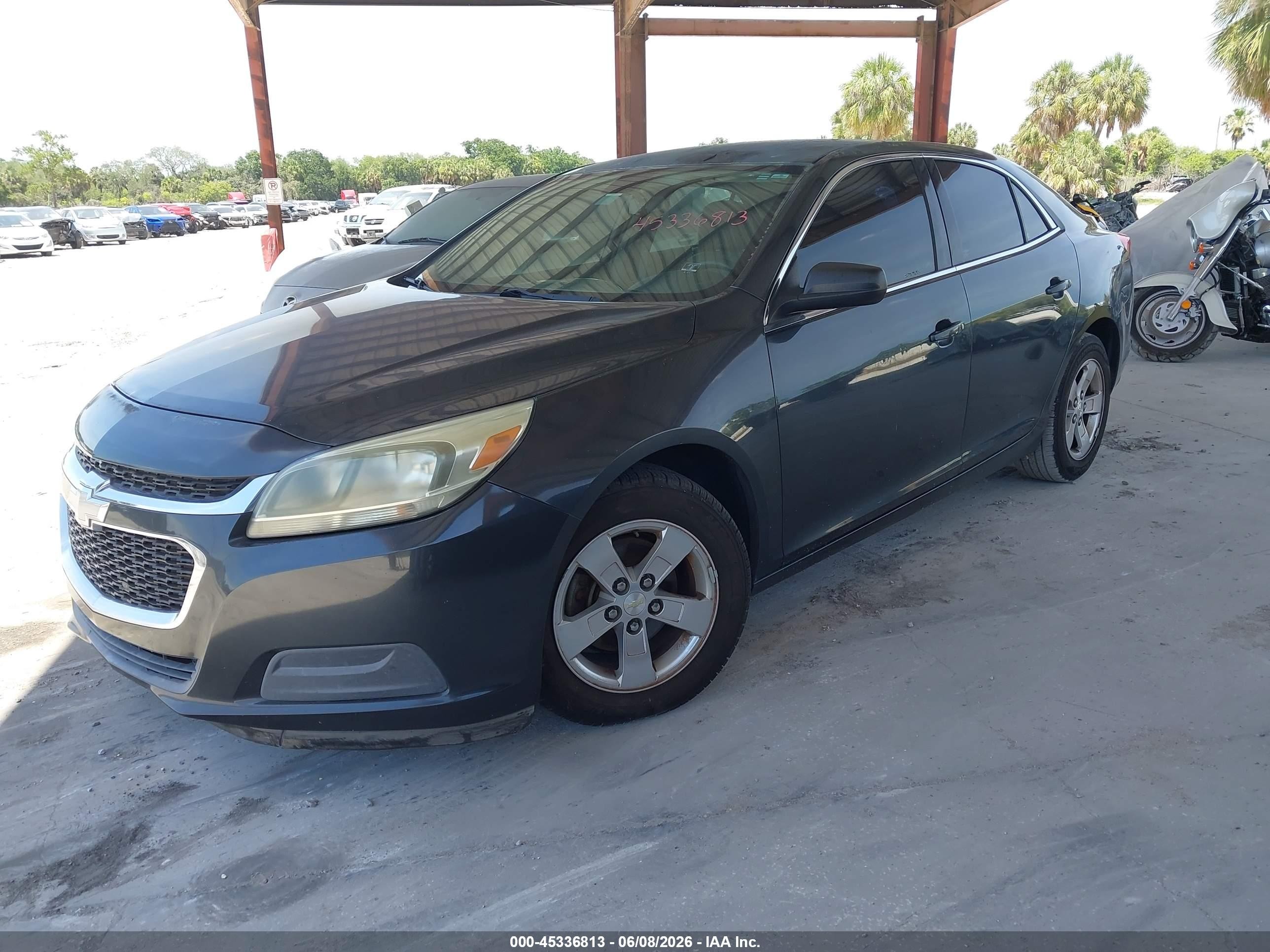 2015 Chevrolet Malibu 1fl Gray vin: 1G11A5SL4FF217040