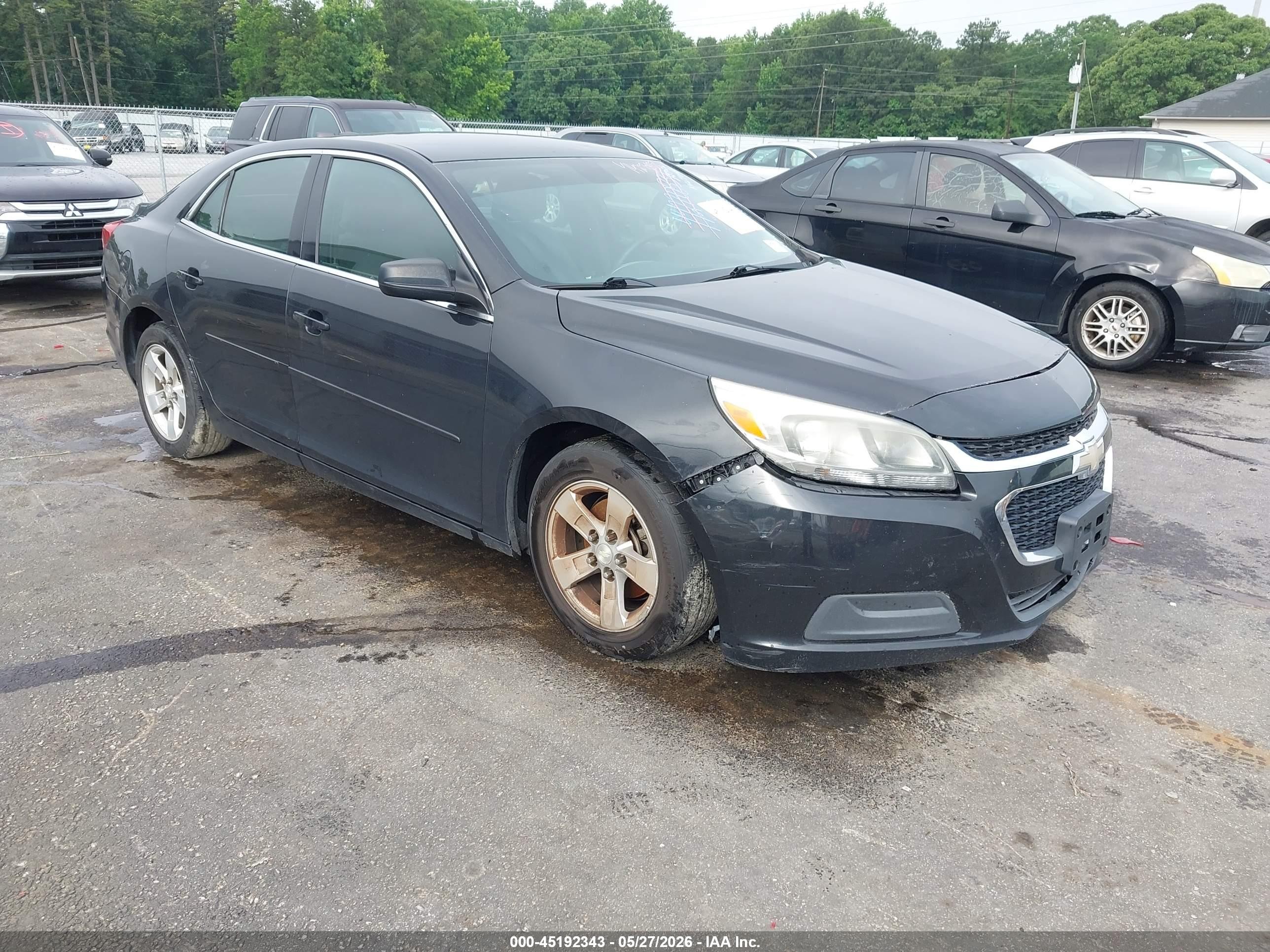 2015 Chevrolet Malibu 1fl Black vin: 1G11A5SL4FF274015
