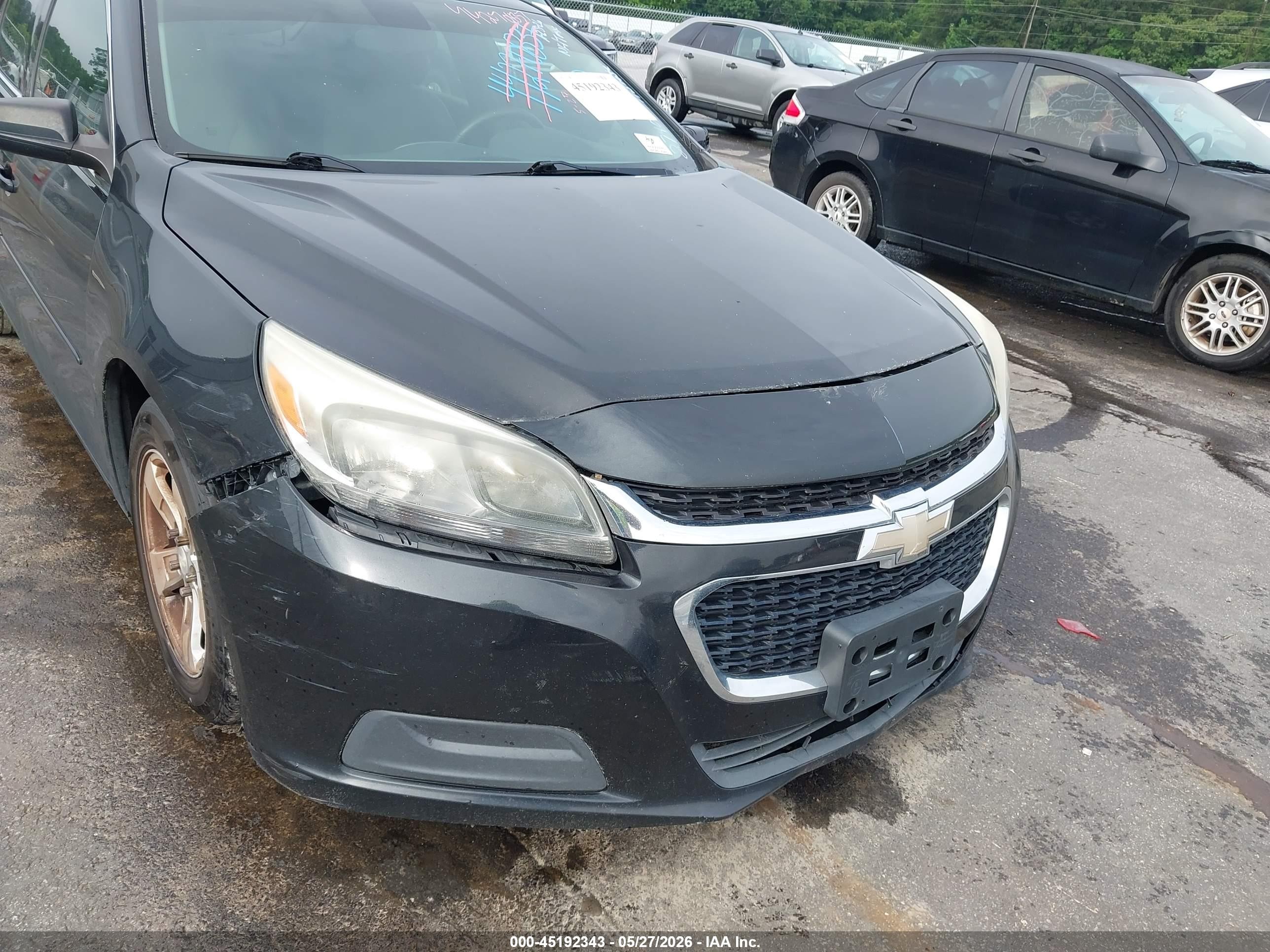 2015 Chevrolet Malibu 1fl Black vin: 1G11A5SL4FF274015