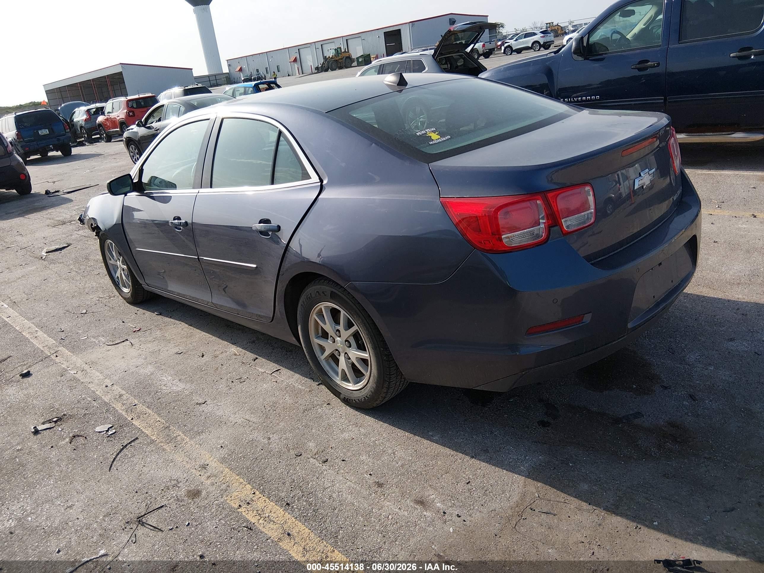 2014 Chevrolet Malibu 1fl Blue vin: 1G11A5SL5EF150494