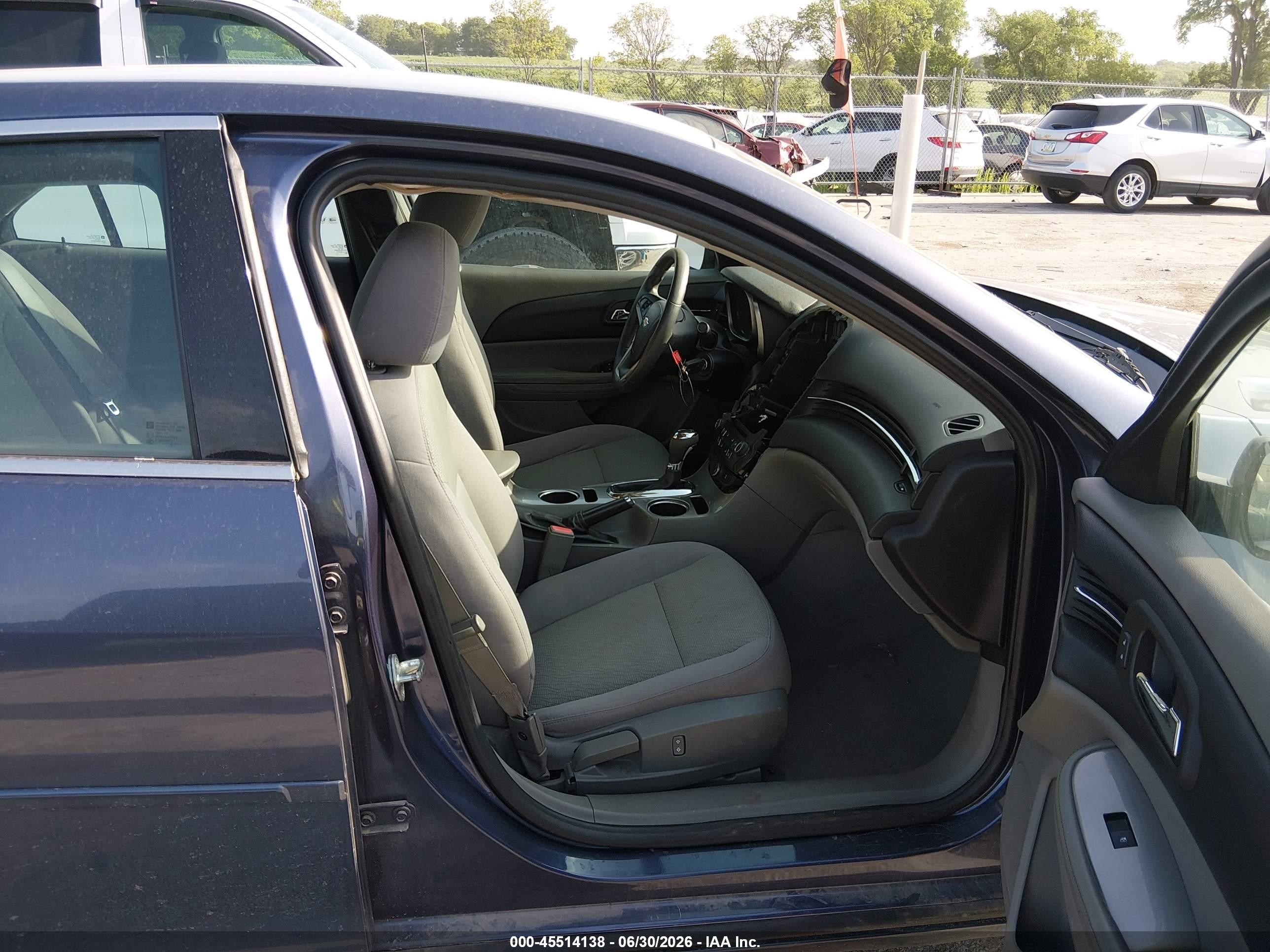 2014 Chevrolet Malibu 1fl Blue vin: 1G11A5SL5EF150494