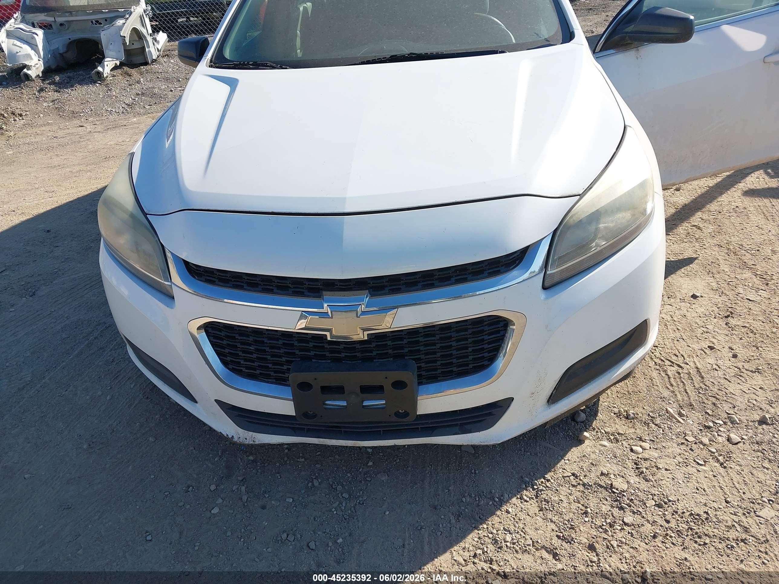 2015 Chevrolet Malibu 1fl Белый vin: 1G11A5SL5FF176482
