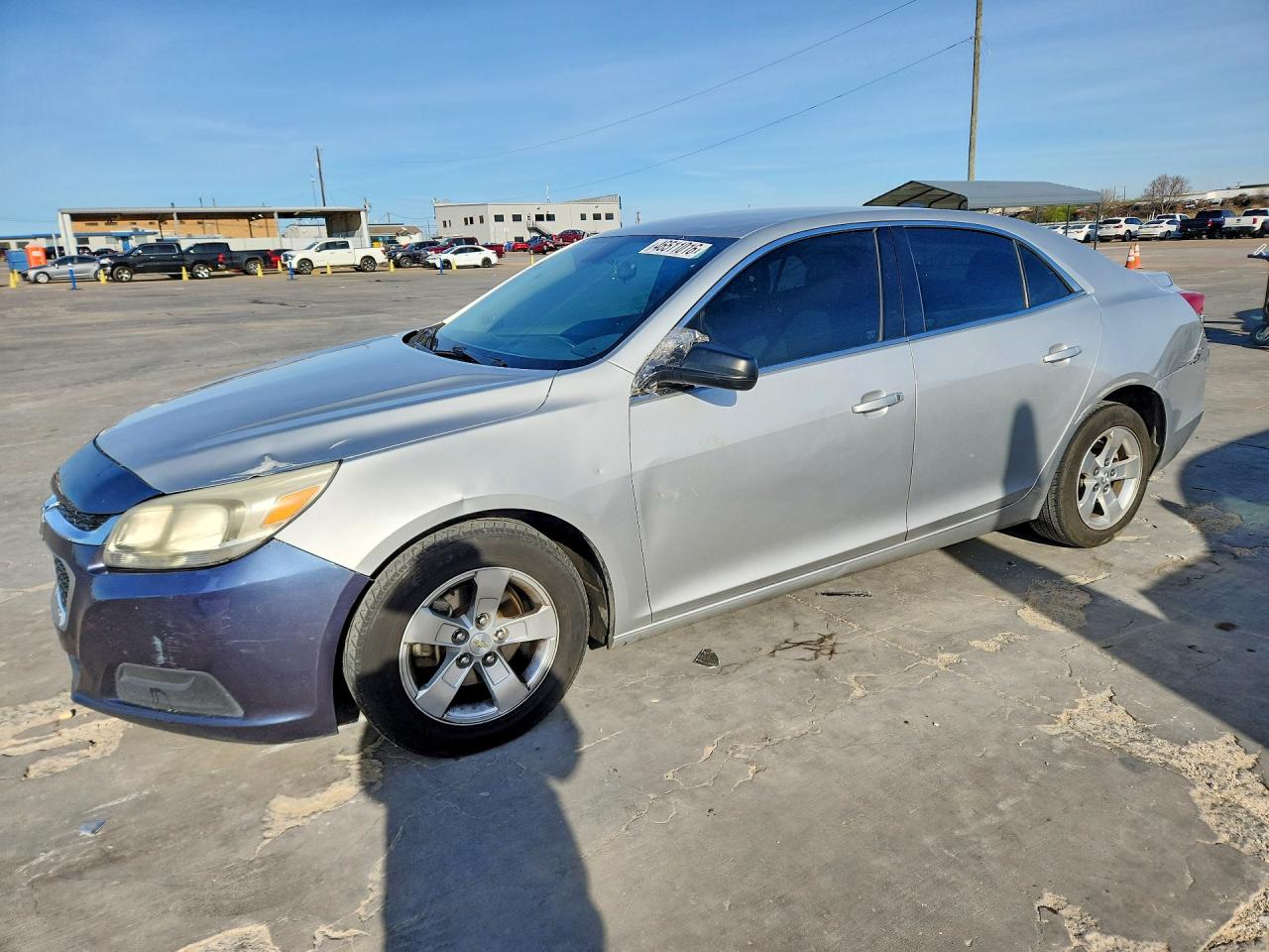 2015 Chevrolet Malibu Ls Silver vin: 1G11A5SL5FF192830