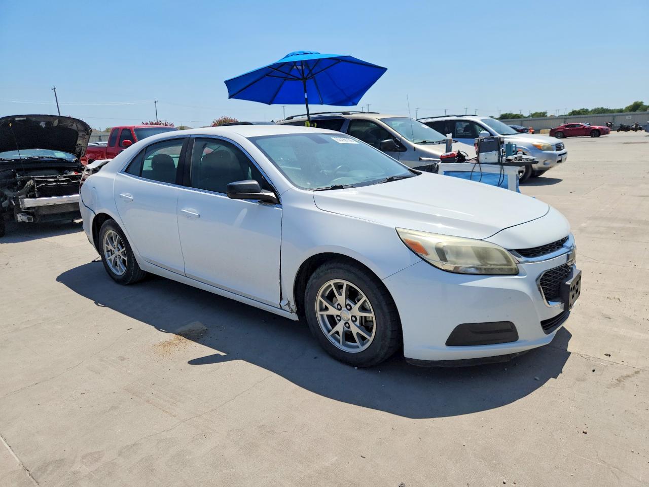 2014 Chevrolet Malibu Ls White vin: 1G11A5SL6EF154554
