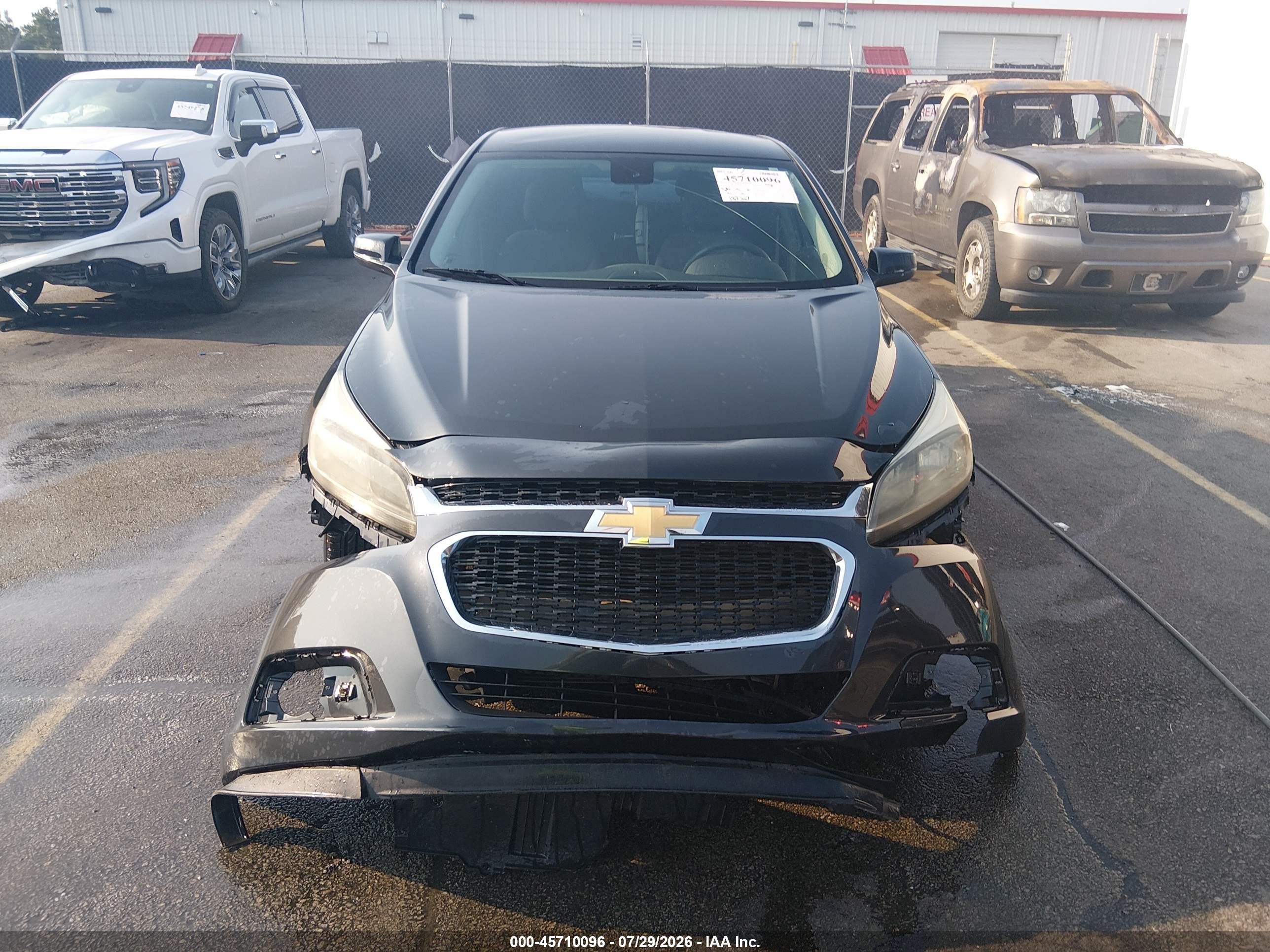 2015 Chevrolet Malibu 1fl Black vin: 1G11A5SL6FF107767