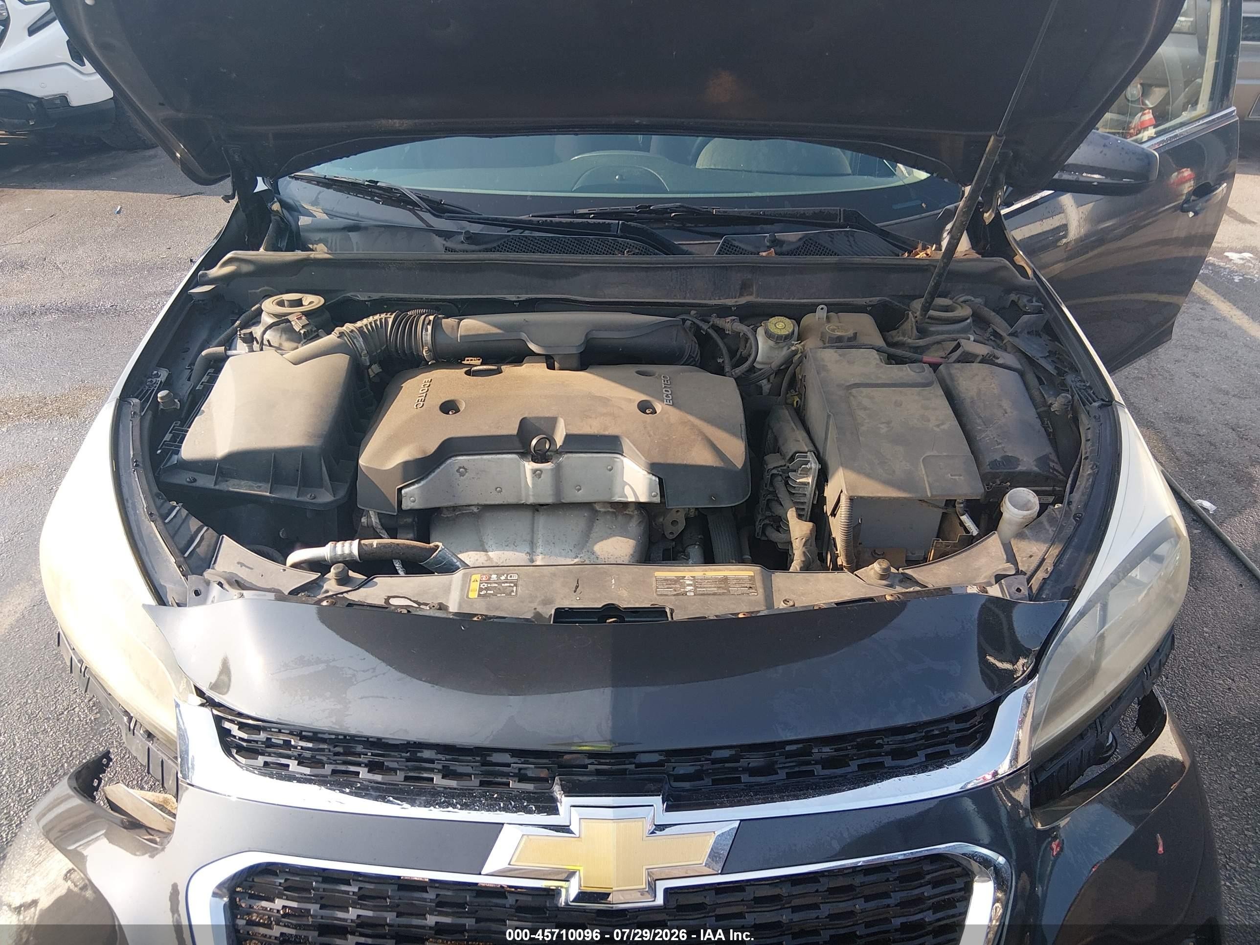 2015 Chevrolet Malibu 1fl Black vin: 1G11A5SL6FF107767