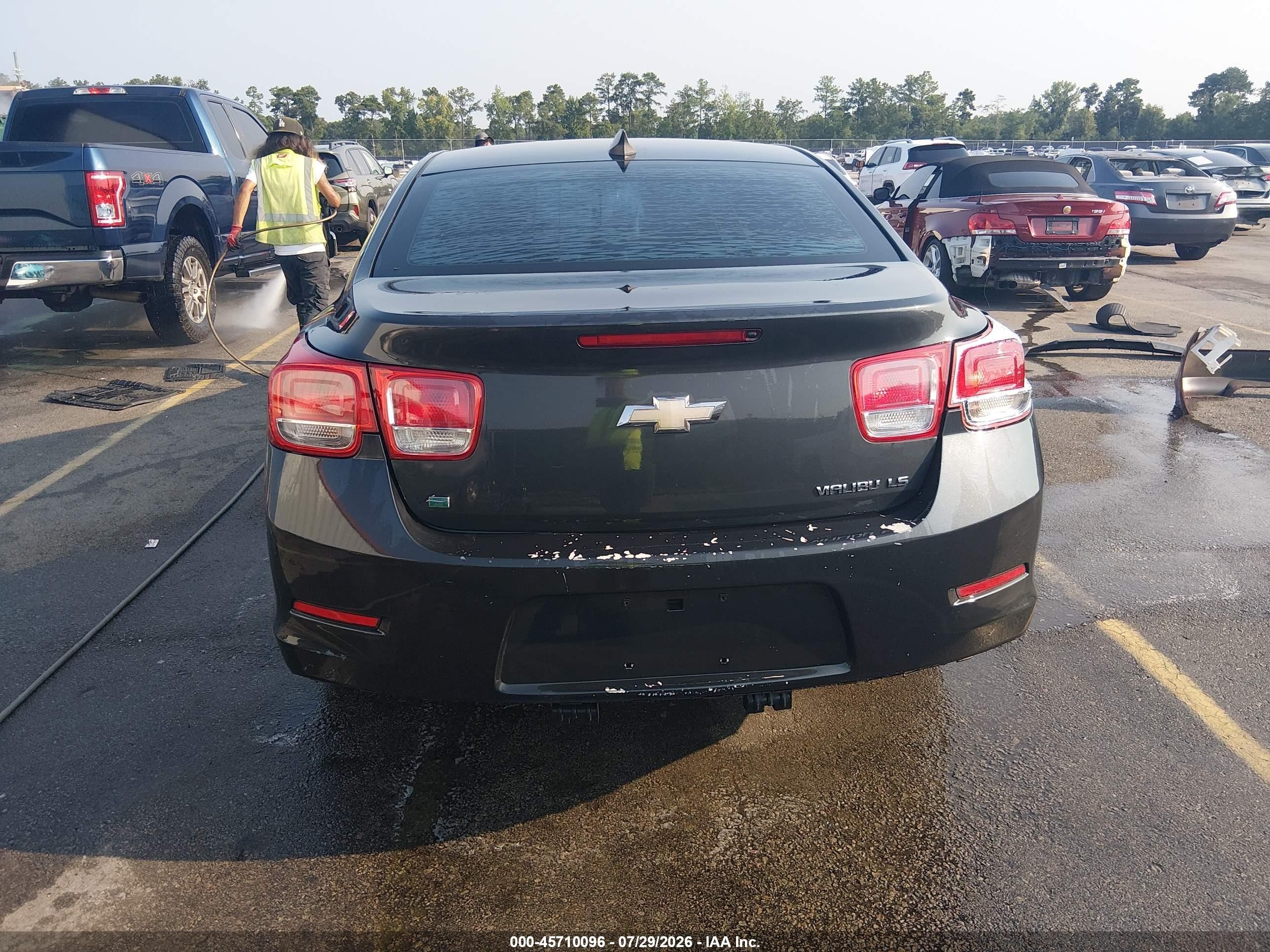 2015 Chevrolet Malibu 1fl Black vin: 1G11A5SL6FF107767
